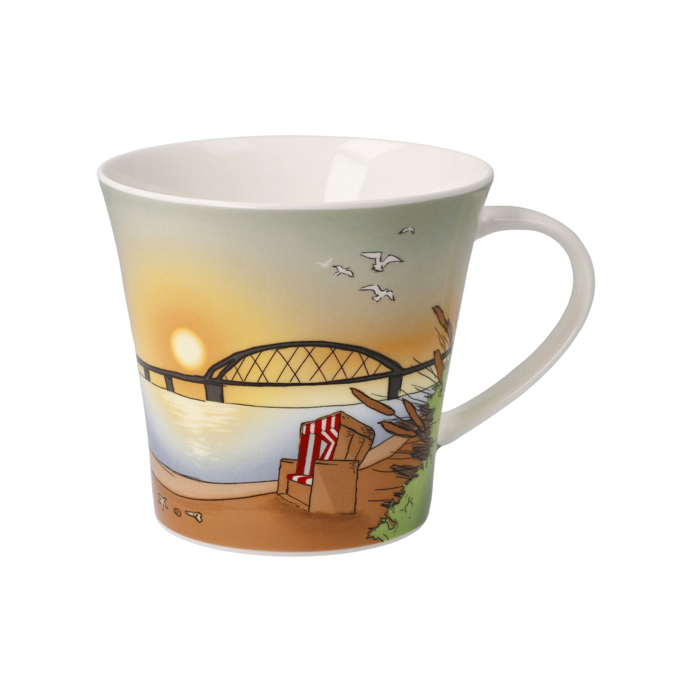 Becher, Tasse Scandic Home SEAVIEW für 350ml Porzellan von GOEBEL