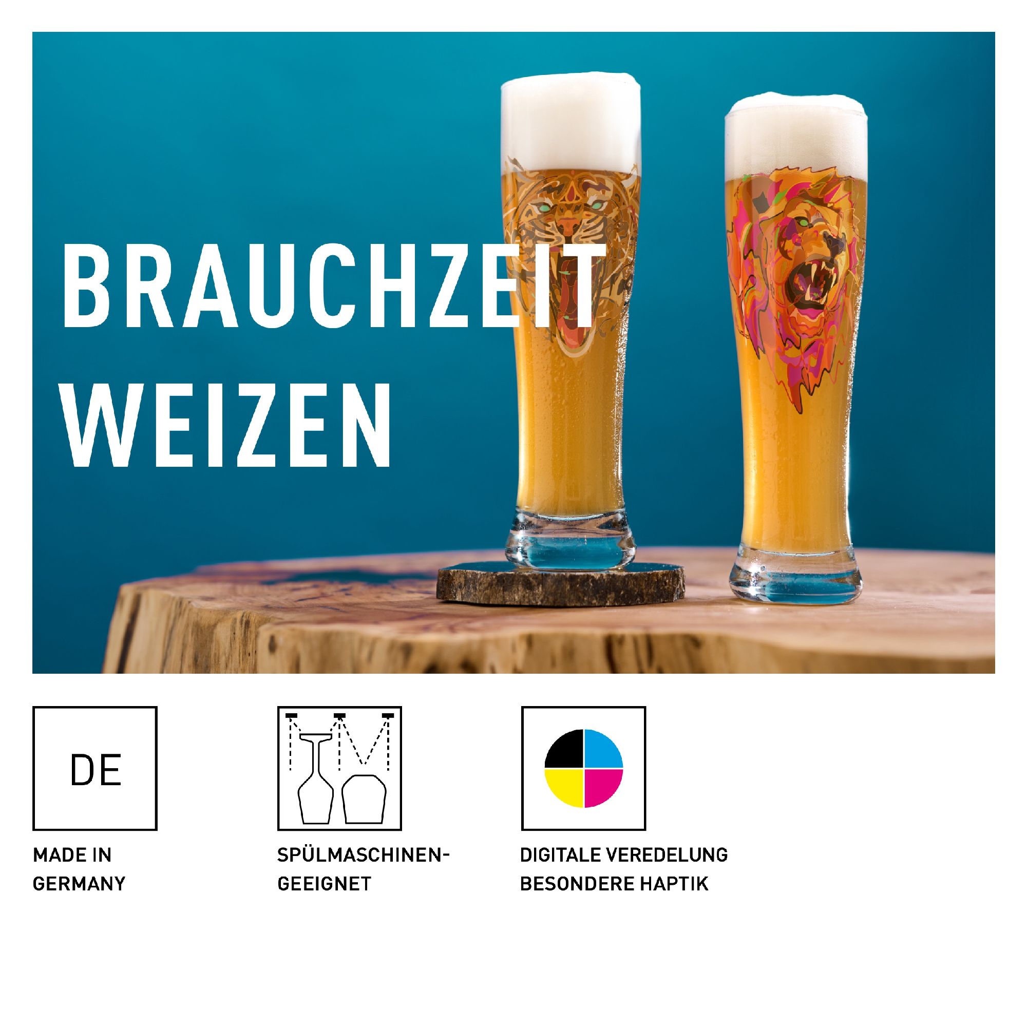 Weizenbierglas BRAUCHZEIT Adler #26 T. Dabek Ritzenhoff Herbst 2024