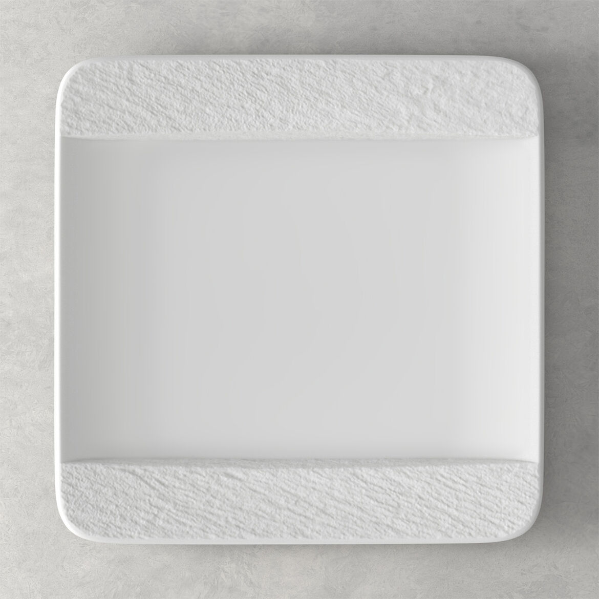  von VILLEROY & BOCH Manufacture Rock blanc Speiseteller quadratisch weiß 28cm
