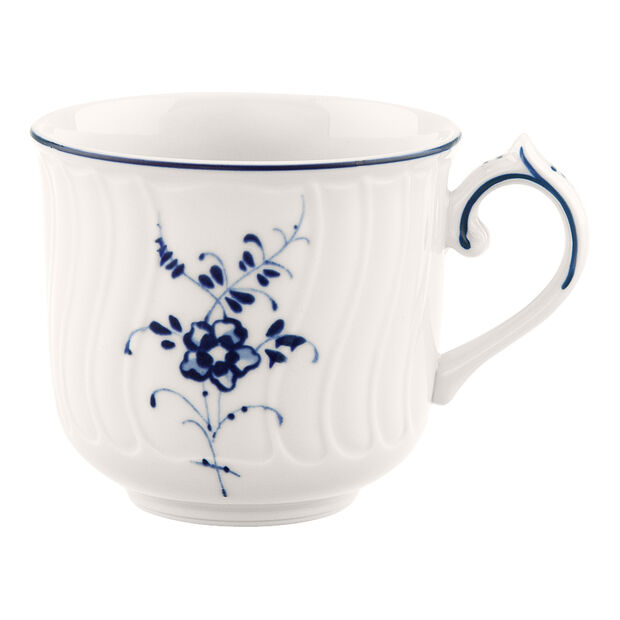  von VILLEROY & BOCH VIEUX LUXEMBOURG Mokka-/Espressotasse 100ml weiß blau Porzellan