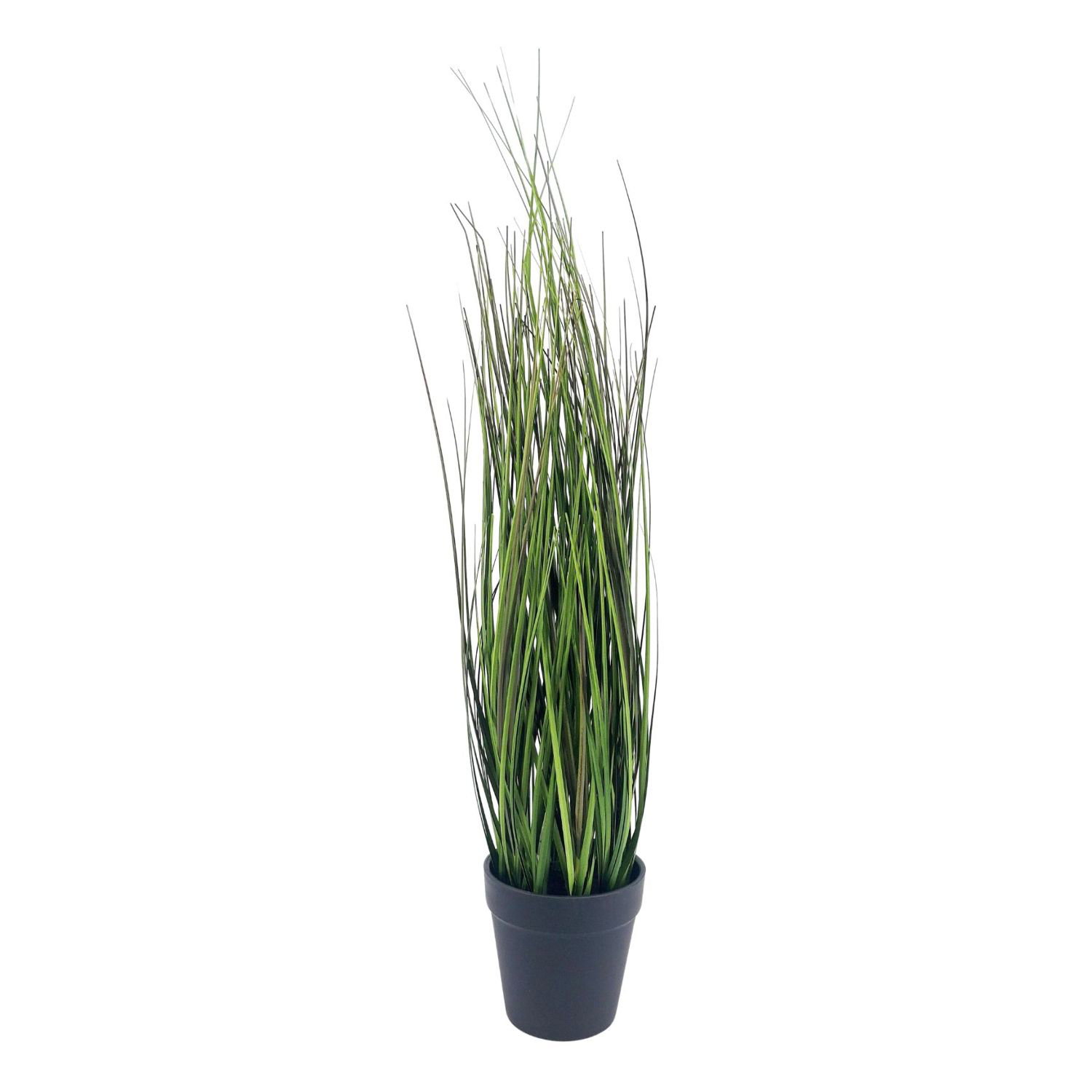 künstliches Gras, Gräserbusch im Topf H. 50cm grün Emerald Zimmerpflanze