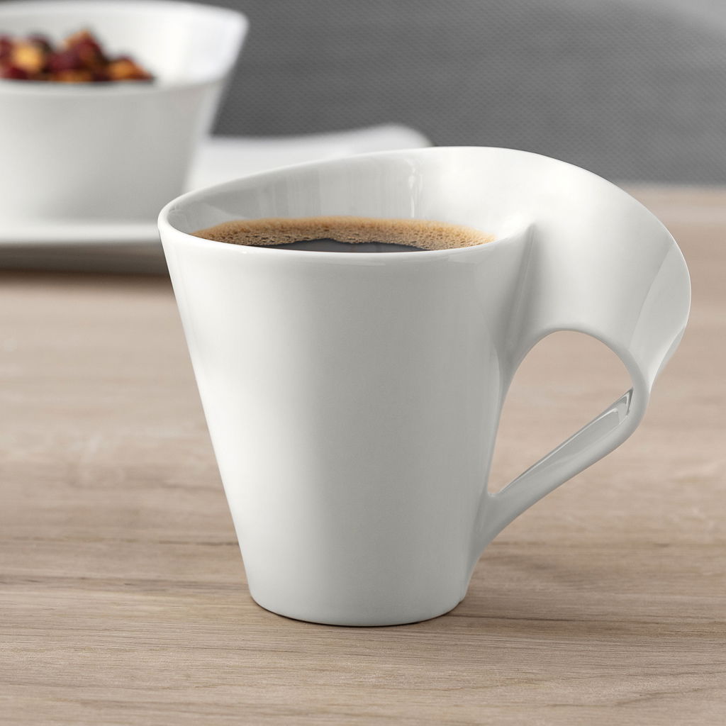  von VILLEROY & BOCH NewWave Caffè Becher mit Henkel 240ml weiß Porzellan
