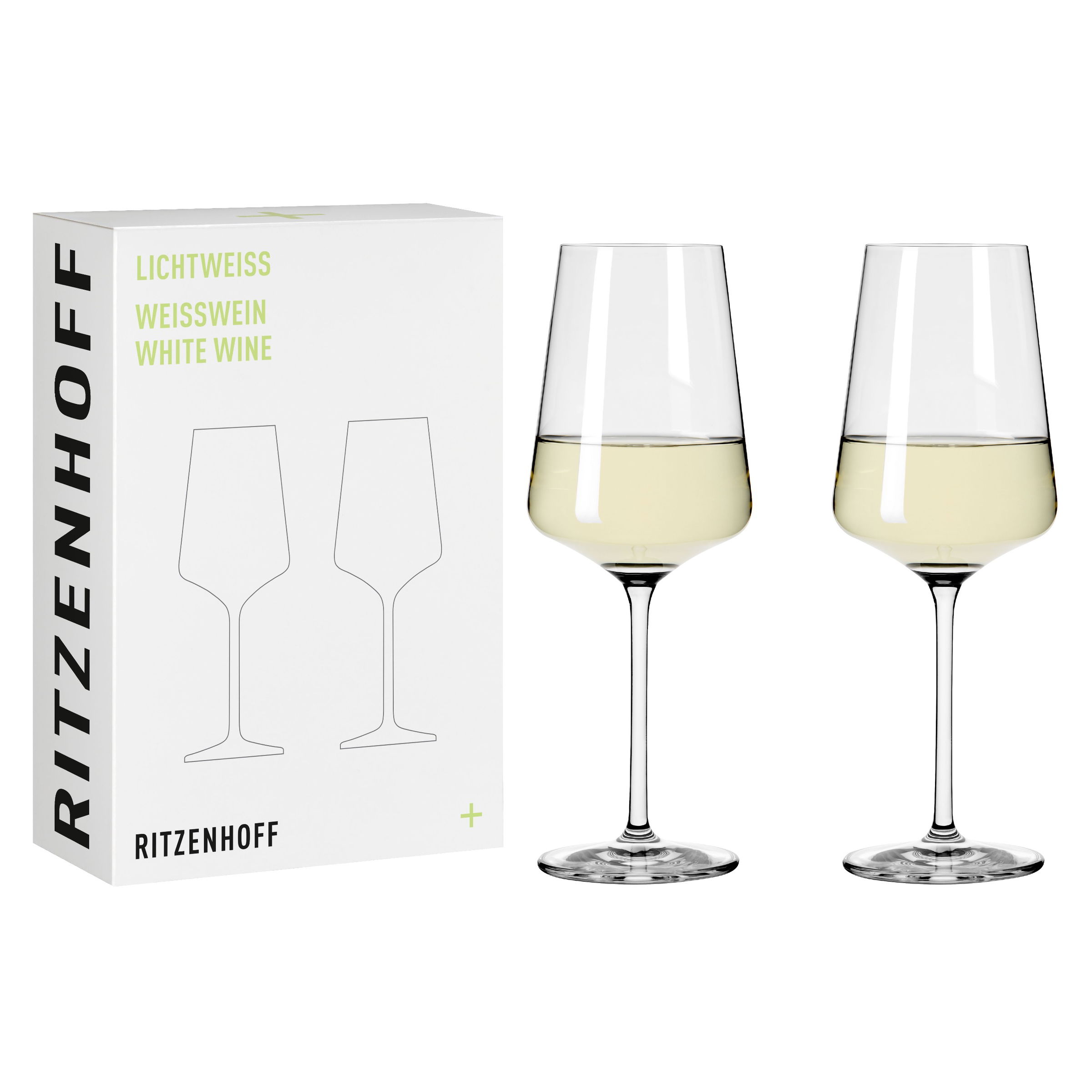 2er Set von RITZENHOFF Weissweingläser Lichtweiss Julie 02 by Nadine Niggemeier 2022