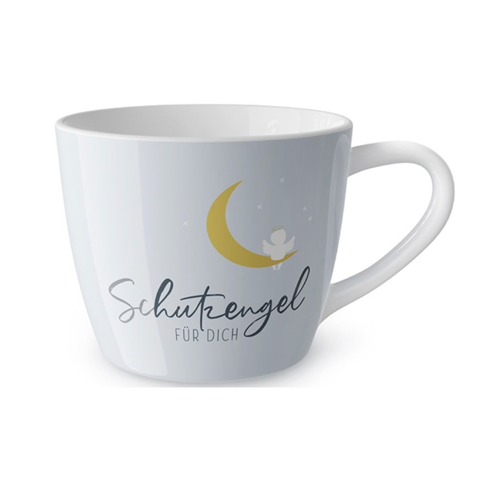Maxibecher, Jumbotasse Schutzengel mit Mond für 400ml Geschenk für Dich, von LA VIDA