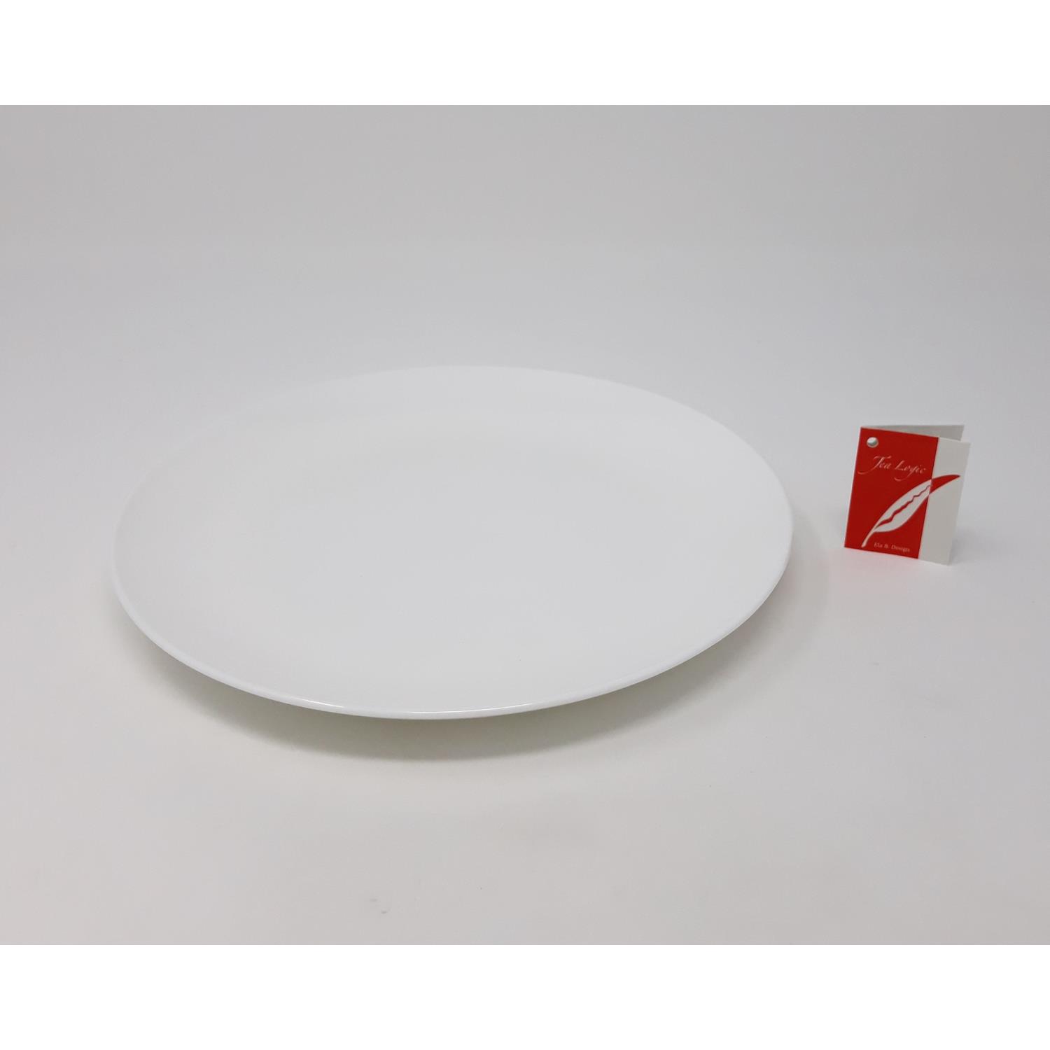 Kuchenteller EPSILON,Durchmesser 19cm weiß China Bone Porzellan von TEALOGIC