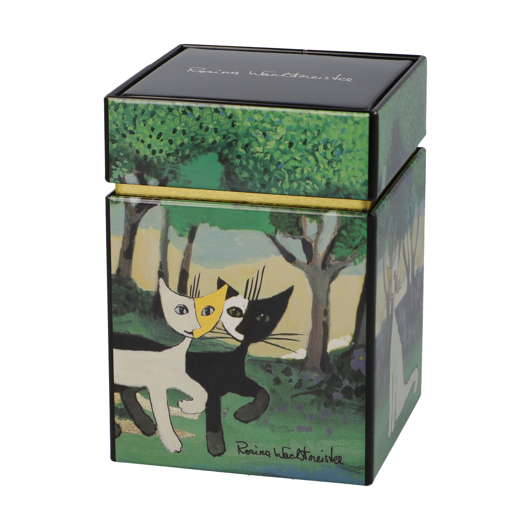  von GOEBEL Porzellan Rosina Wachtmeister Teedose Una Passeggiata nel verde