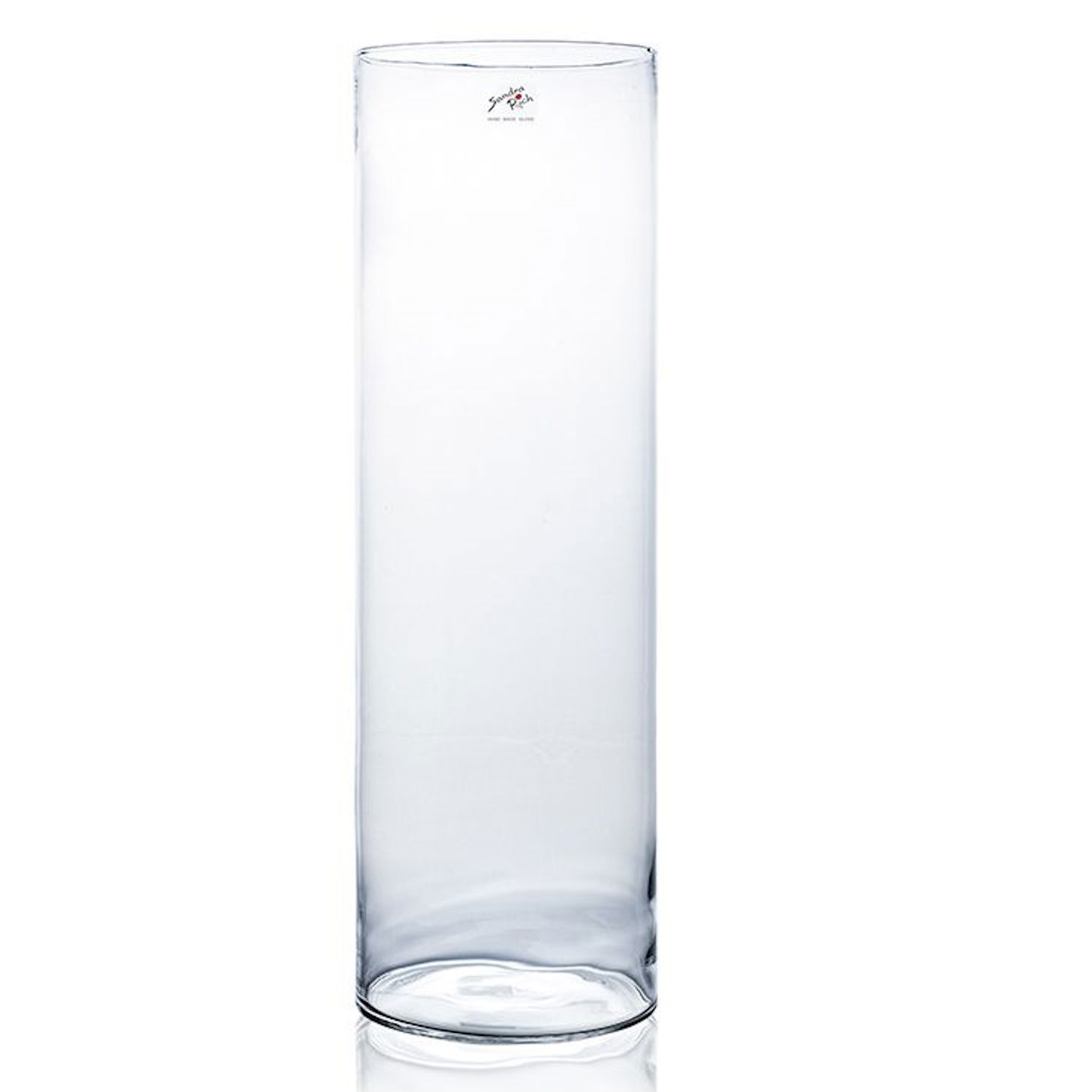 Glasvase CYLI Höhe 80cm,Durchmesser 25cm zylindrisch rund  von SANDRA RICH