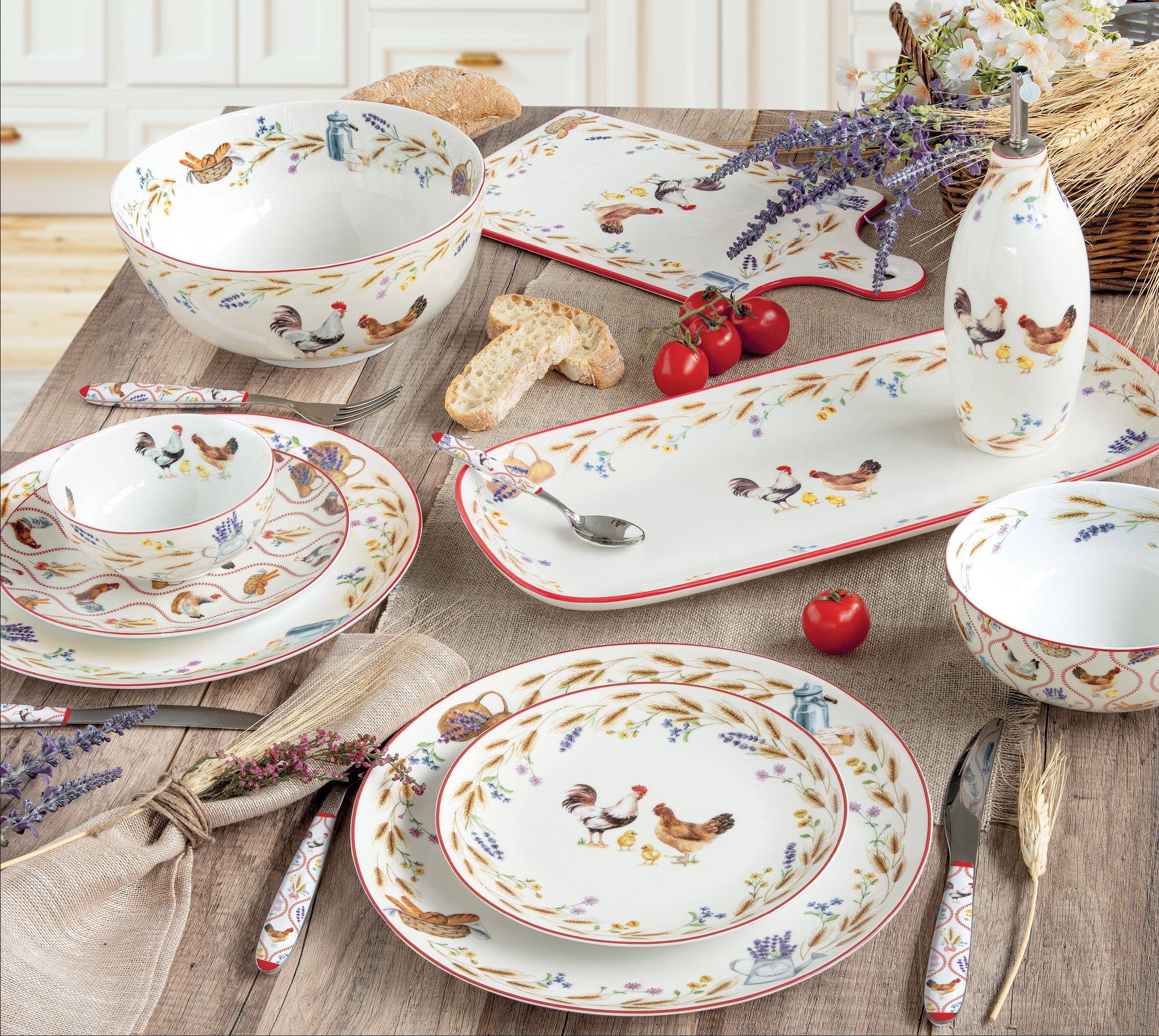 Platzset, Tischset COUNTRY LIFE Bauernhof zweiseitig 45x30cm Easy Life