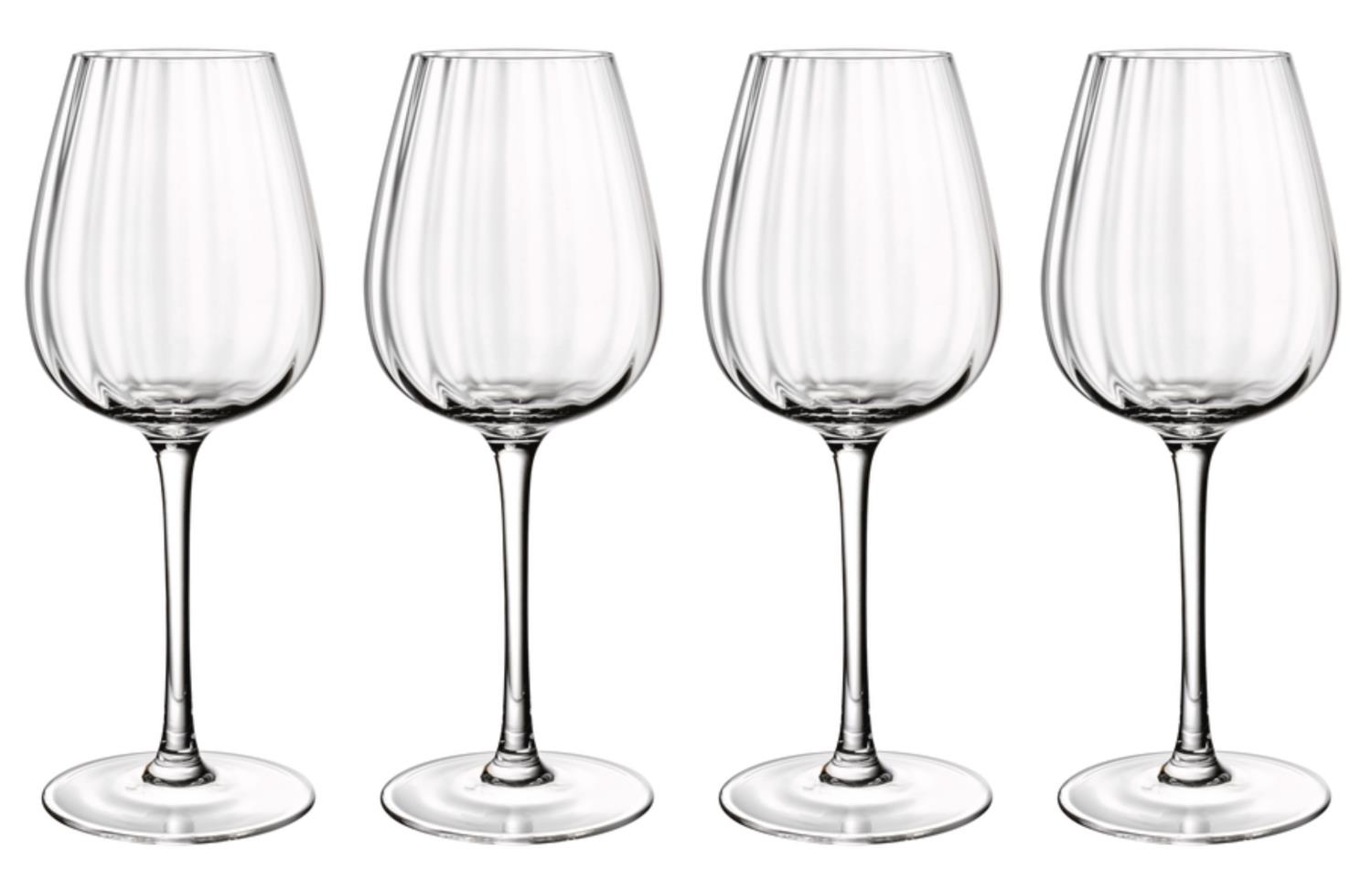  von VILLEROY & BOCH Rose Garden 4tlg. Set Weißweingläser, Kelche 125ml