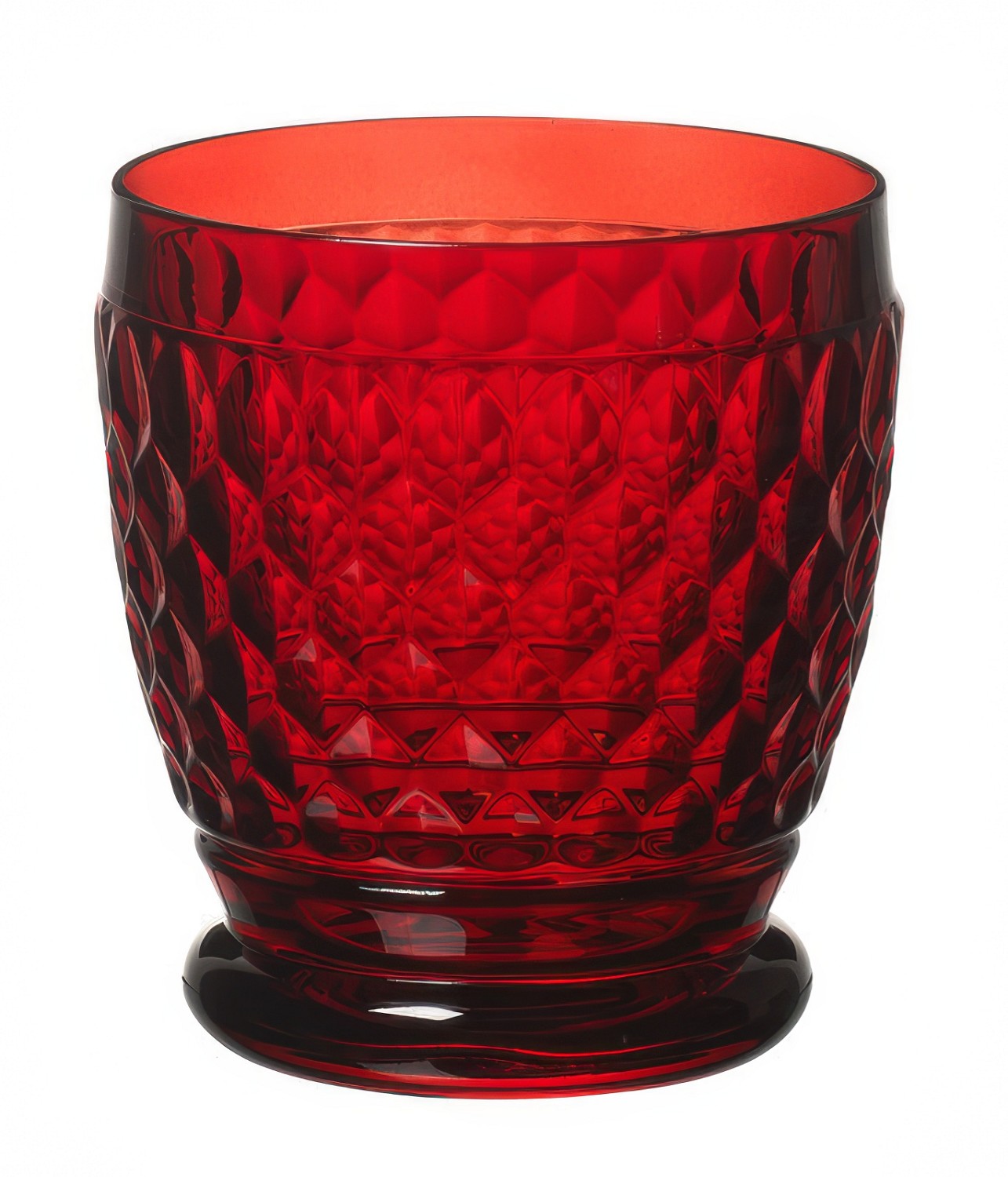 Villeroy & Boch Boston Coloured 4er Set Wasser- und Cocktailglas 200 ml rot Kristallglas