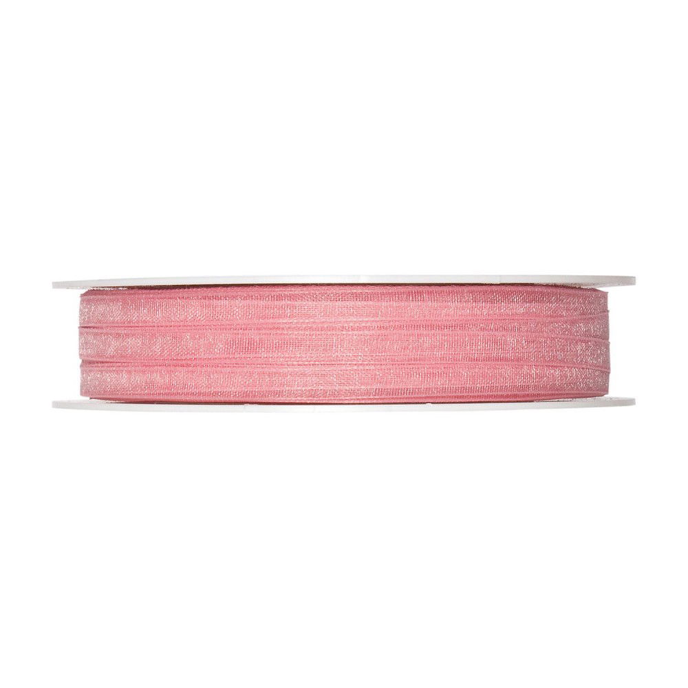 Schleifenband, Dekoband Organza 5mm, rosa, 50m Rolle (1m=0,08EUR), von HALBACH
