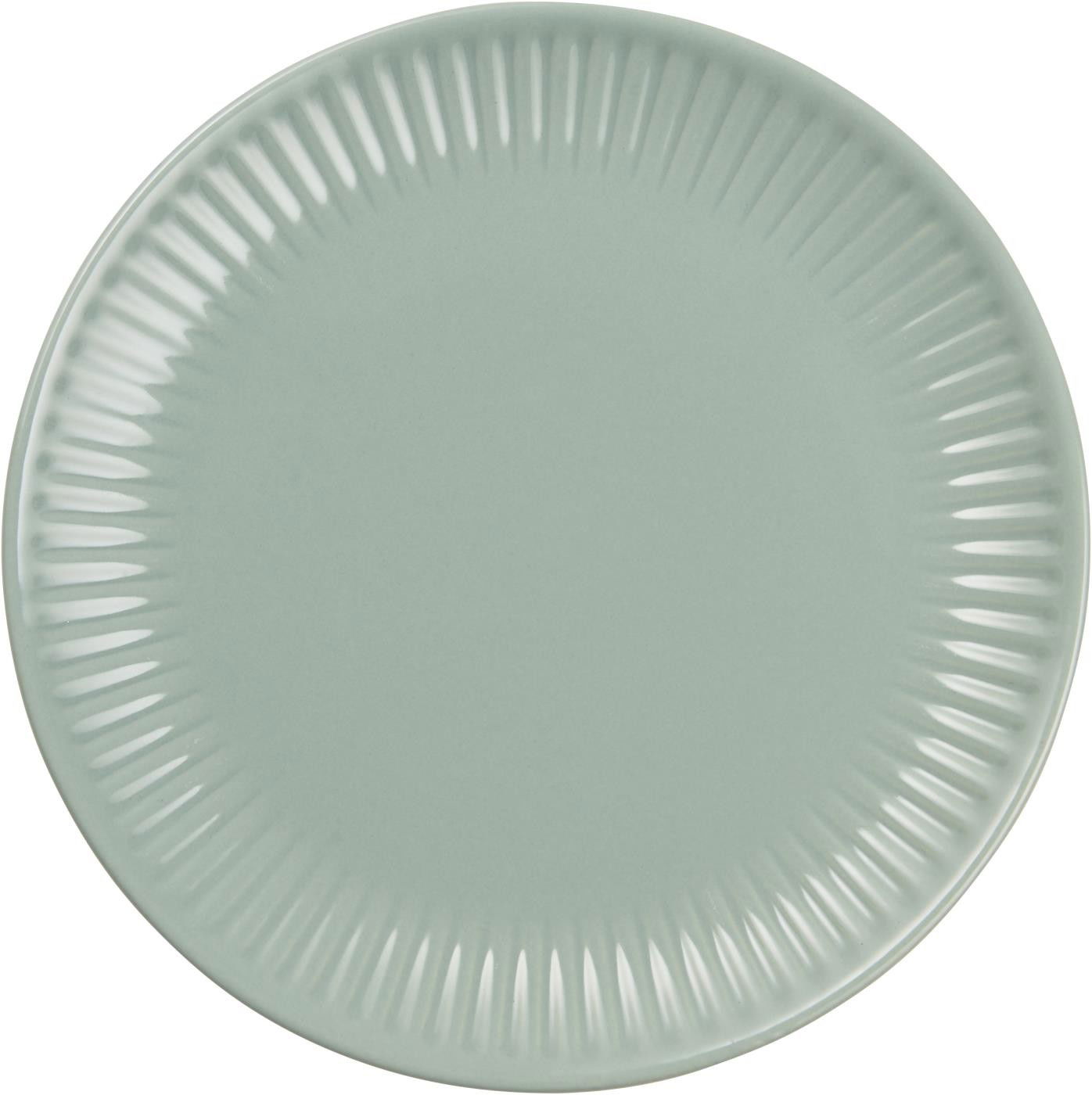 12er Set Frühstücksteller, Brotteller MYNTE GREEN TEA grün,Durchmesser 19,5cm Ib von LAURSEN