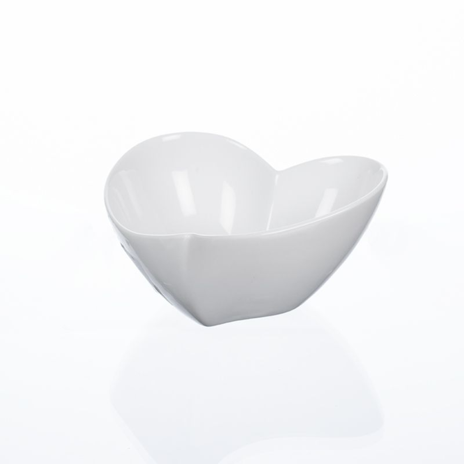 Porzellan Schale, Dekoschale HEART HERZ D. 12cm H. 6cm weiß Sandra Rich