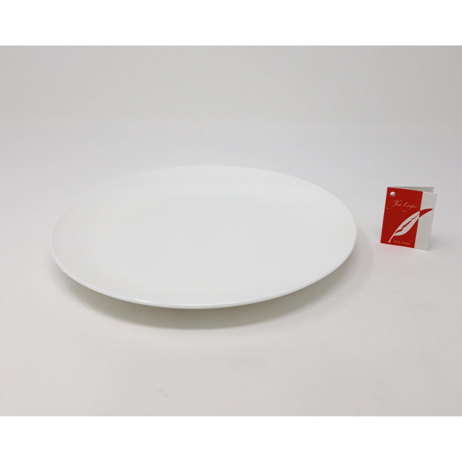 Kuchenteller EPSILON,Durchmesser 19cm weiß China Bone Porzellan von TEALOGIC