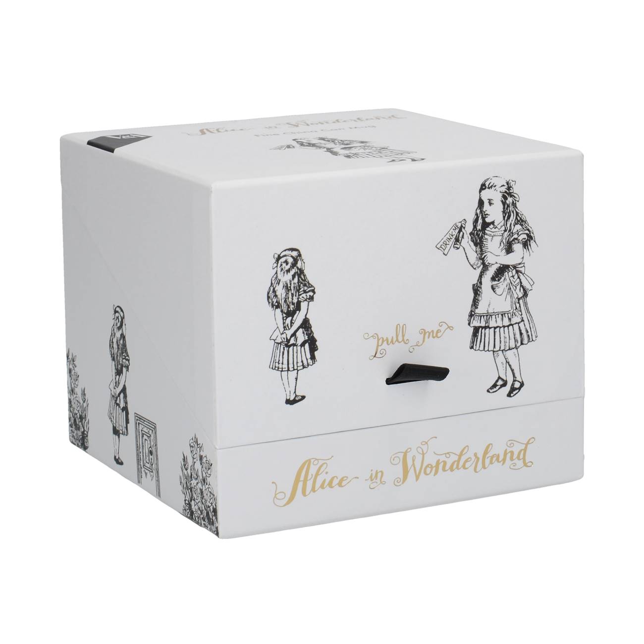 Becher, Tasse ALICE IN WONDERLAND Alice 350ml schwarz weiß von Creative Tops