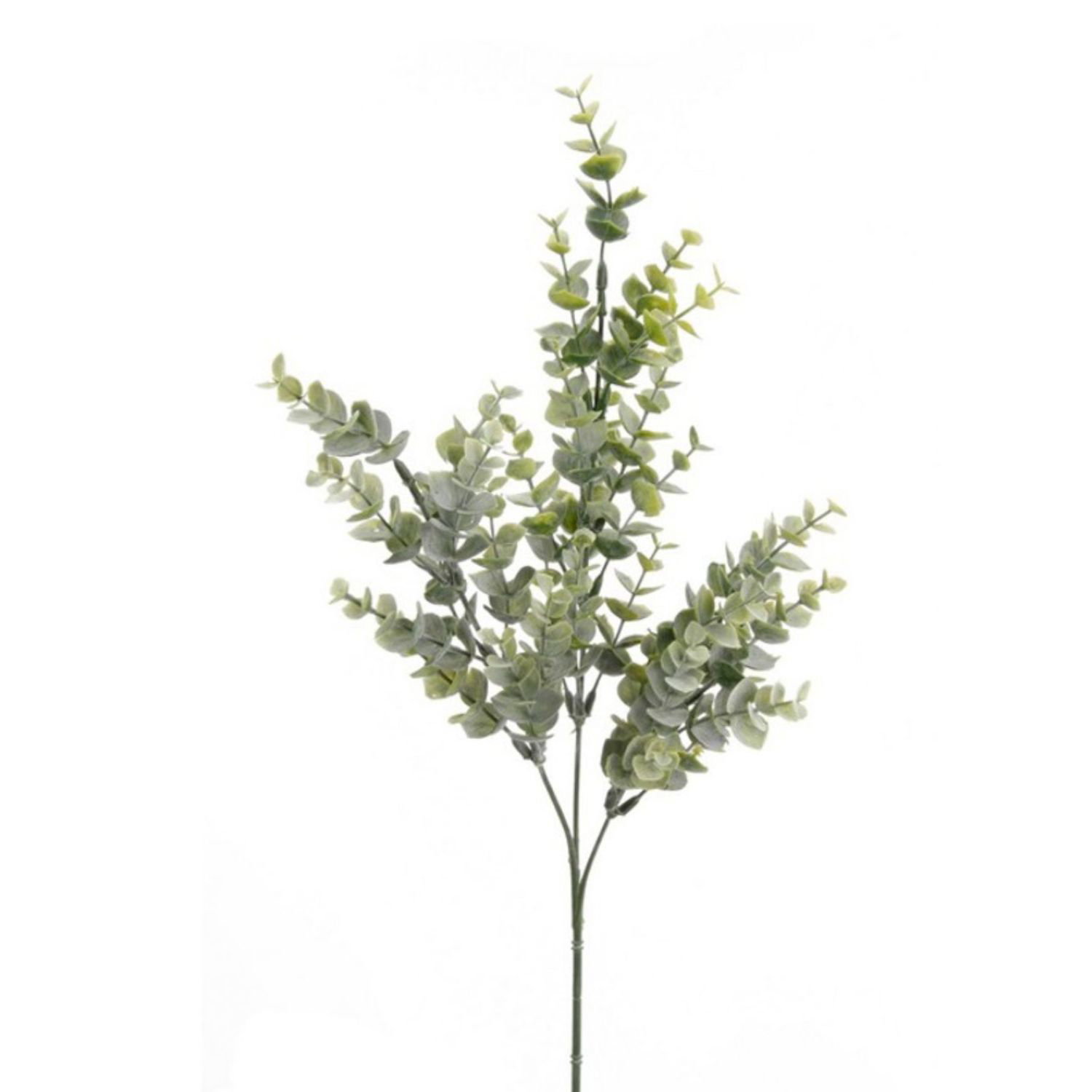 künstlicher Eucalyptus Zweig Kunstblätter 3 Zweige H. 68cm grün Emerald