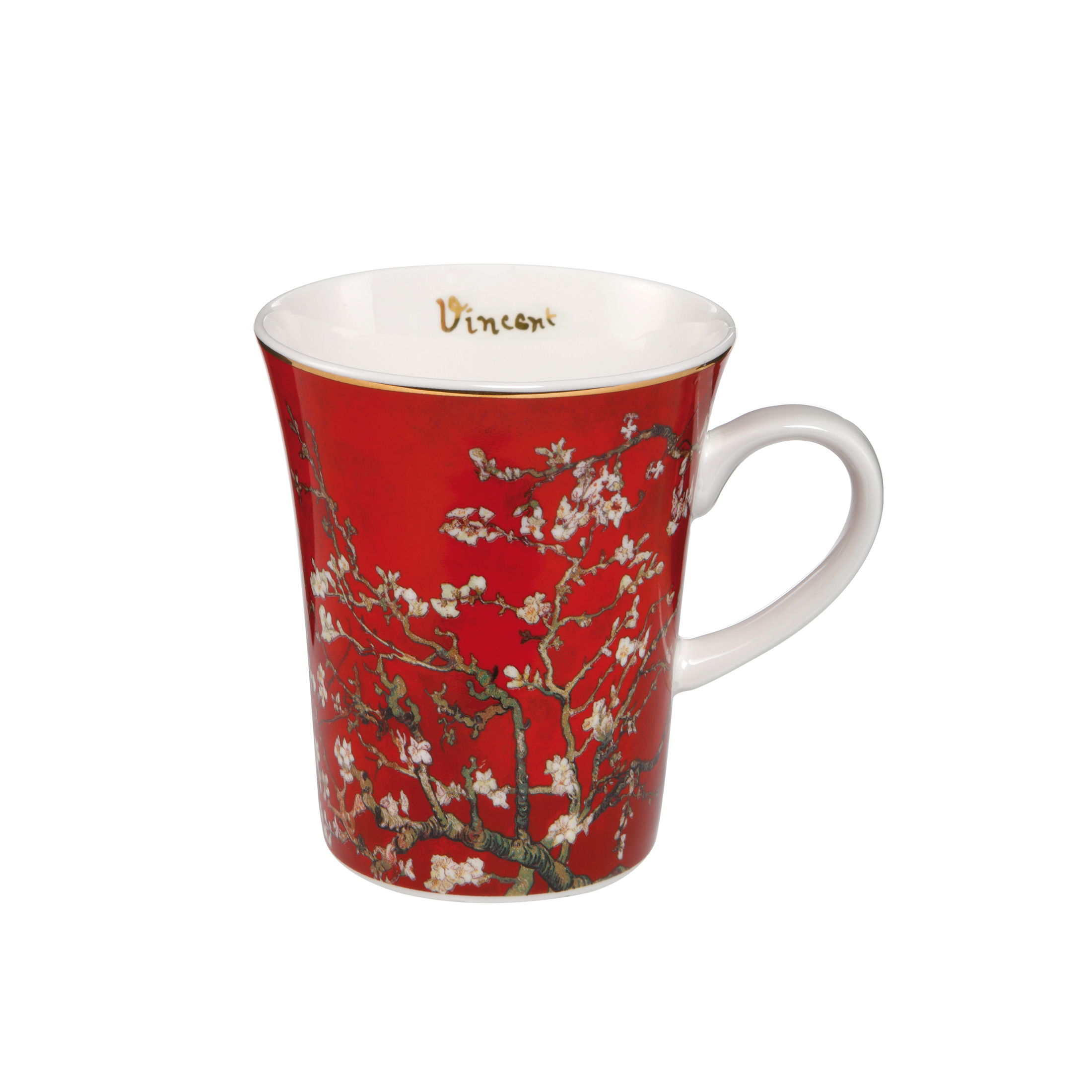 Vincent van Gogh Künstlertasse, Becher MANDELBAUM ROT 400ml von GOEBEL Porzellan