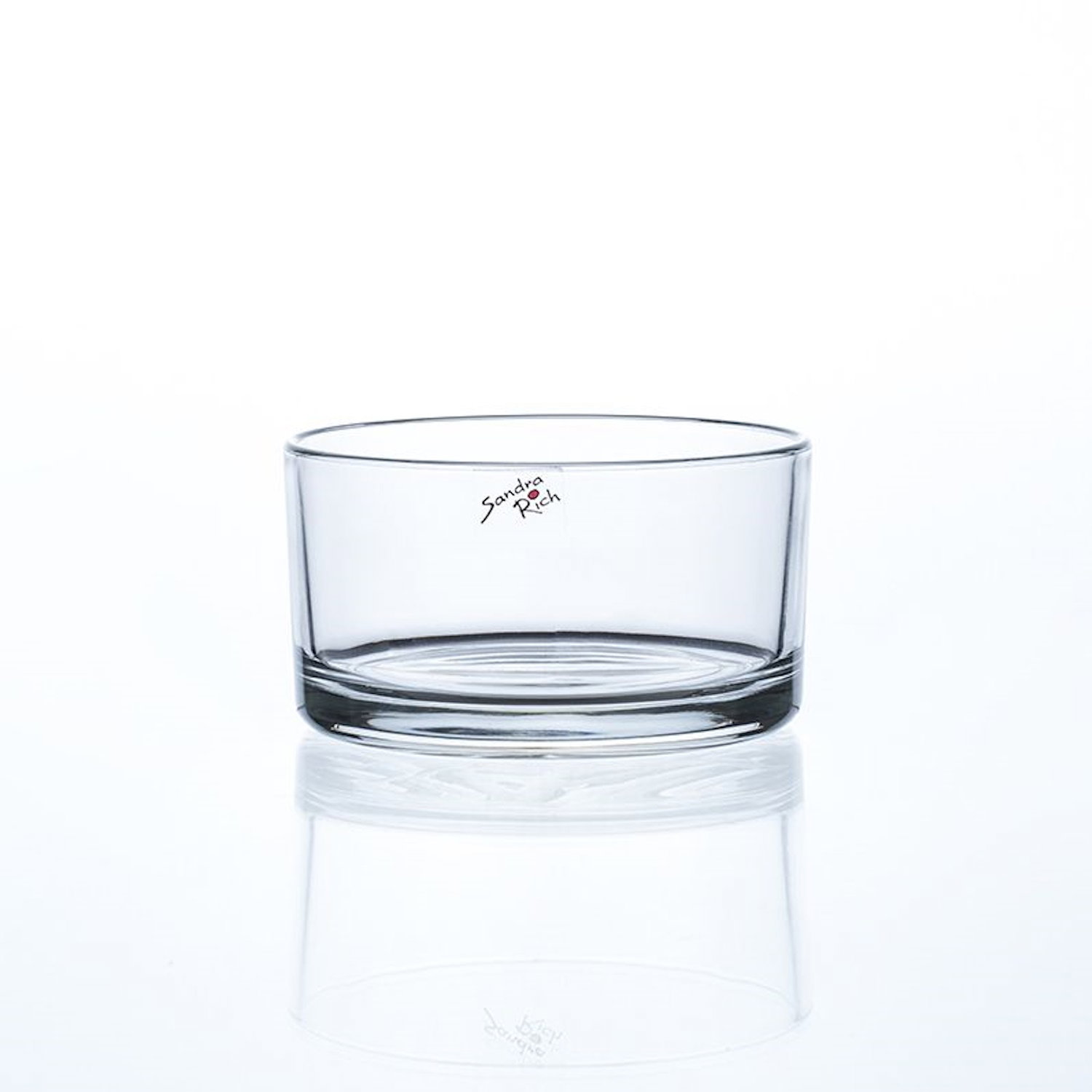 Glasschale, Dekoschale AUTOMATIC H. 7,5cm D. 13,5cm rund klar Sandra Rich