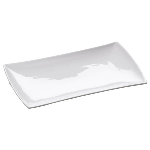 Servierplatte, Teller EAST MEETS WEST 20x11cm weiß Porzellan Maxwell & Williams, von MAXWELL& WILLIA