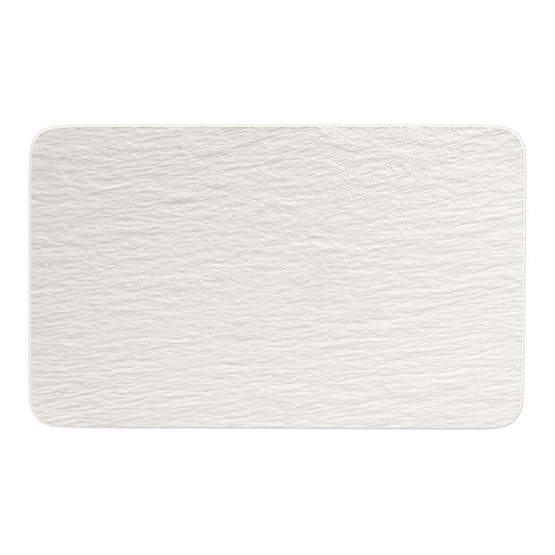  von VILLEROY & BOCH Manufacture Rock blanc Teller rechteckig weiß 17x28cm Porzellan