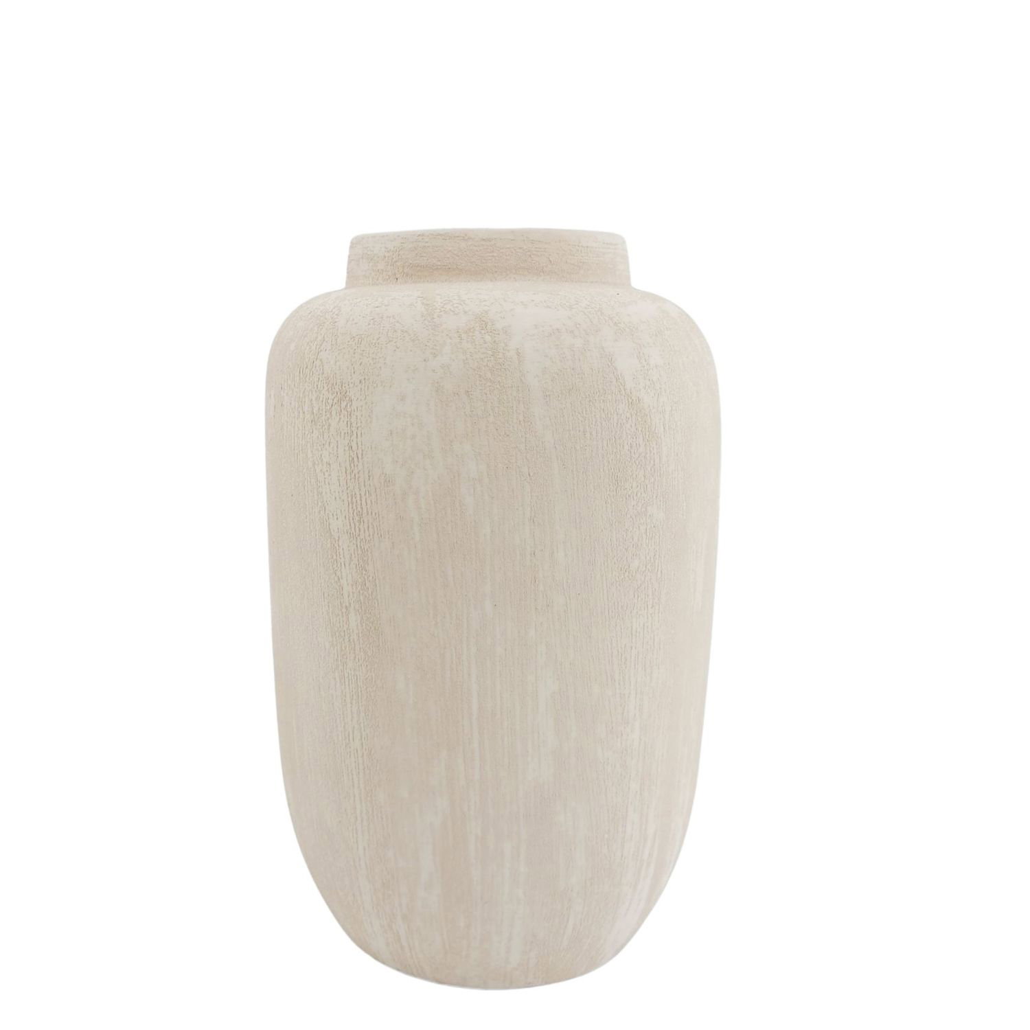 Bodenvase AVION 30cm - bauchig, creme beige Keramik, Ø 20cm CreaFlor Home | 30cm