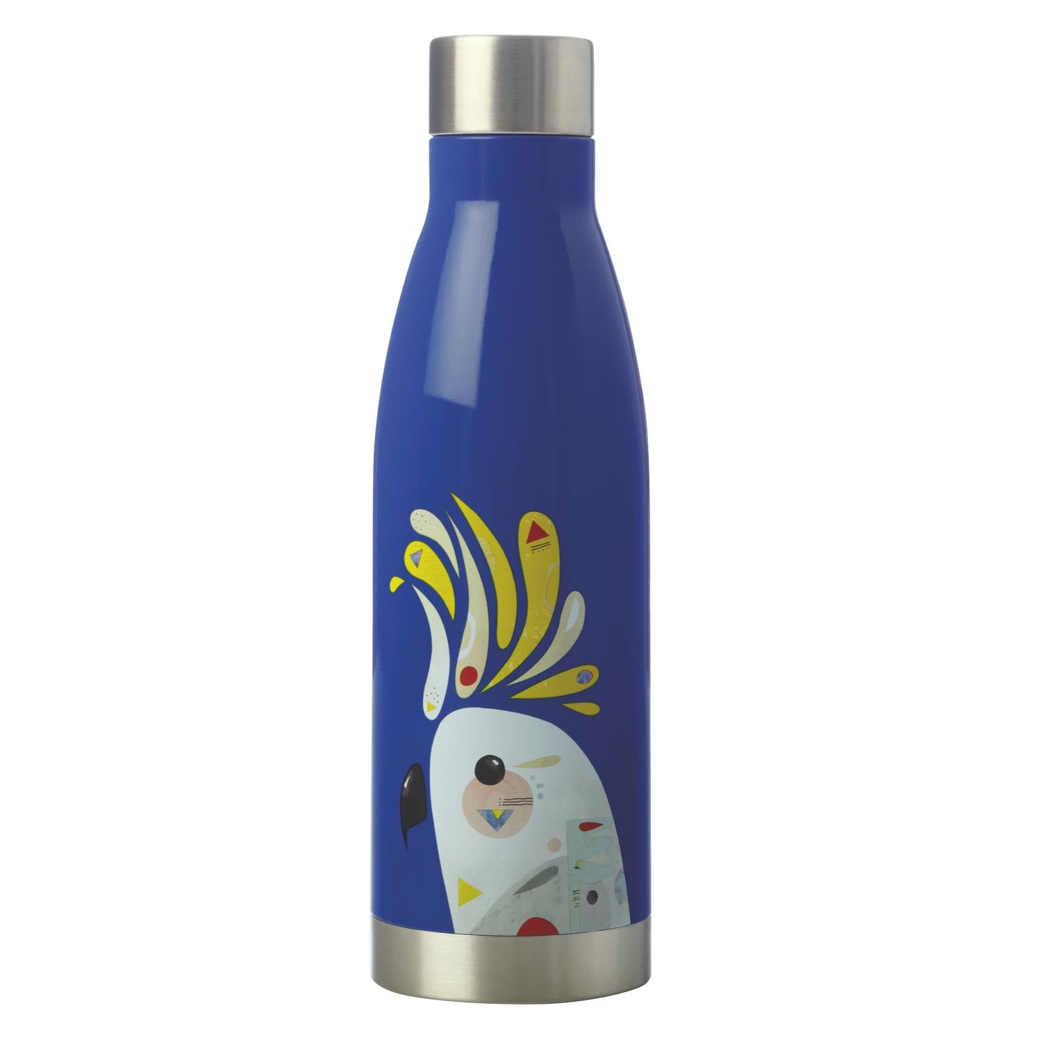 Pete Cromer Trinkflasche Cockatoo Kakadu blau für 500ml Maxwell & Williams WA