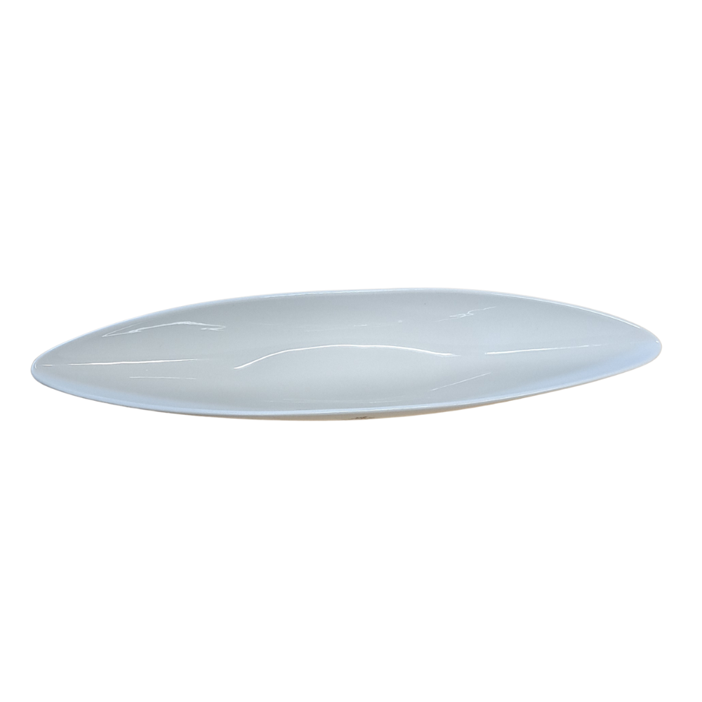 Porzellanschale, Dekoschale ELONGATE L. 40cm weiß Porzellan von SANDRA RICH