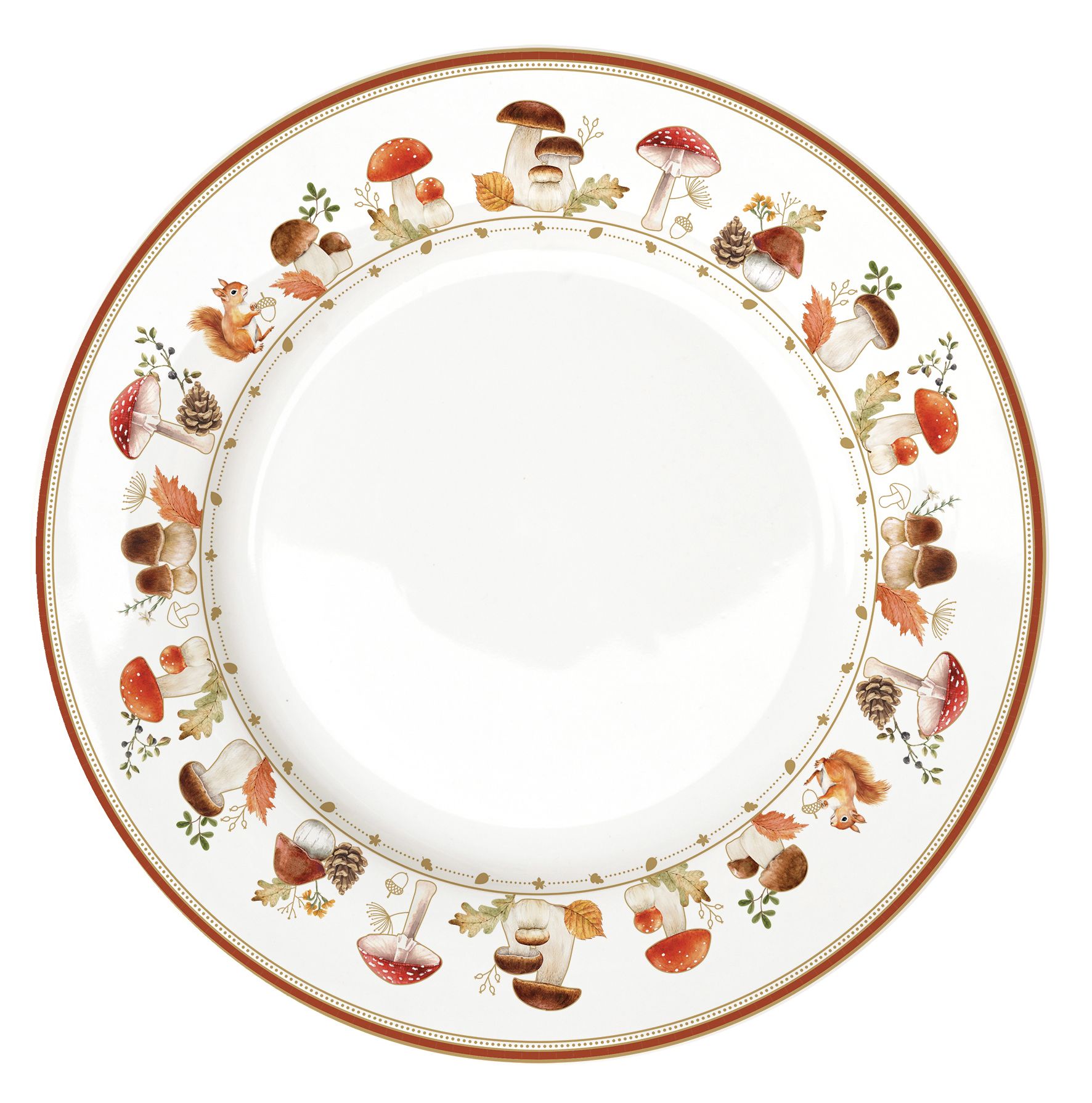 Speiseteller AUTUMN BREEZE Herbst Herbst,Durchmesser 26cm Porzellan von EASY LIFE