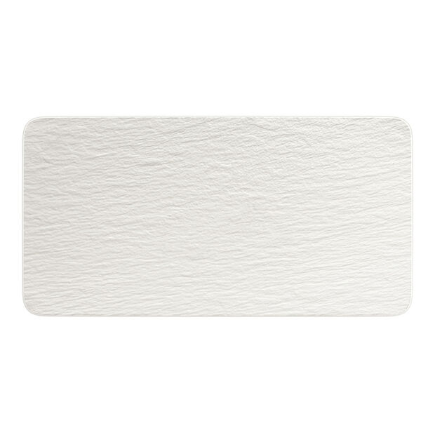  von VILLEROY & BOCH Manufacture Rock blanc Servierplatte weiß 18x35cm Porzellan