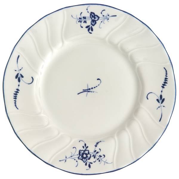  von VILLEROY & BOCH VIEUX LUXEMBOURG Brotteller 16cm weiß blau Porzellan