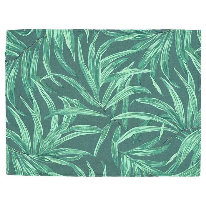 Platzdecke Unique Outdoor Jungle Pflanzen grün 33x45cm Lemetex