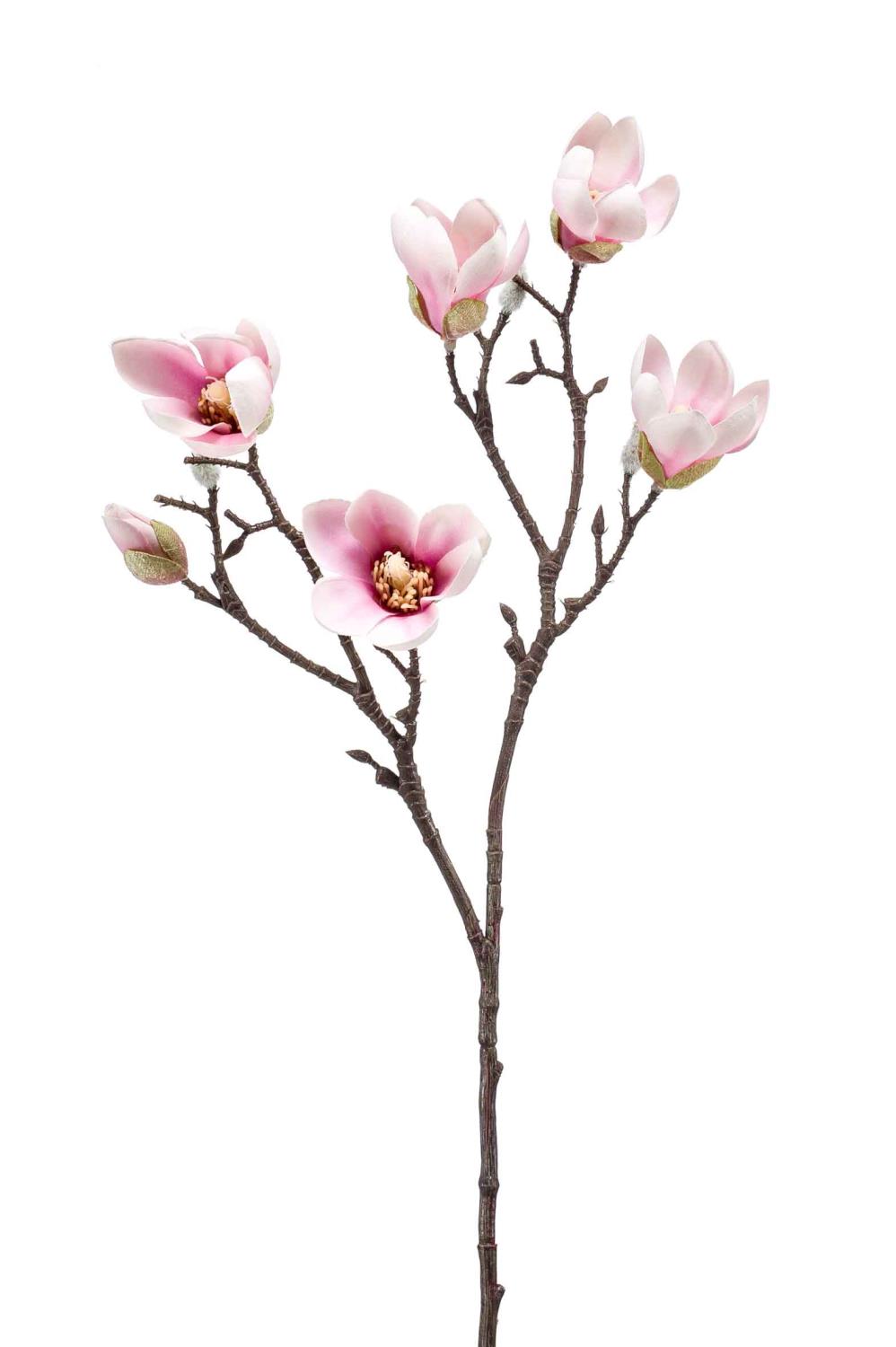 künstliche Magnolie Kirschblüte rosa Höhe 65cm von EMERALD Kunstblume