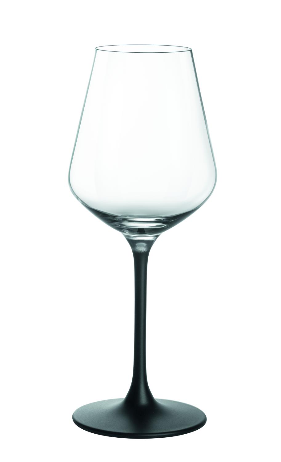  von VILLEROY & BOCH Manufacture Rock Rotweinkelche, Gläser schwarz klar Set 4tlg.