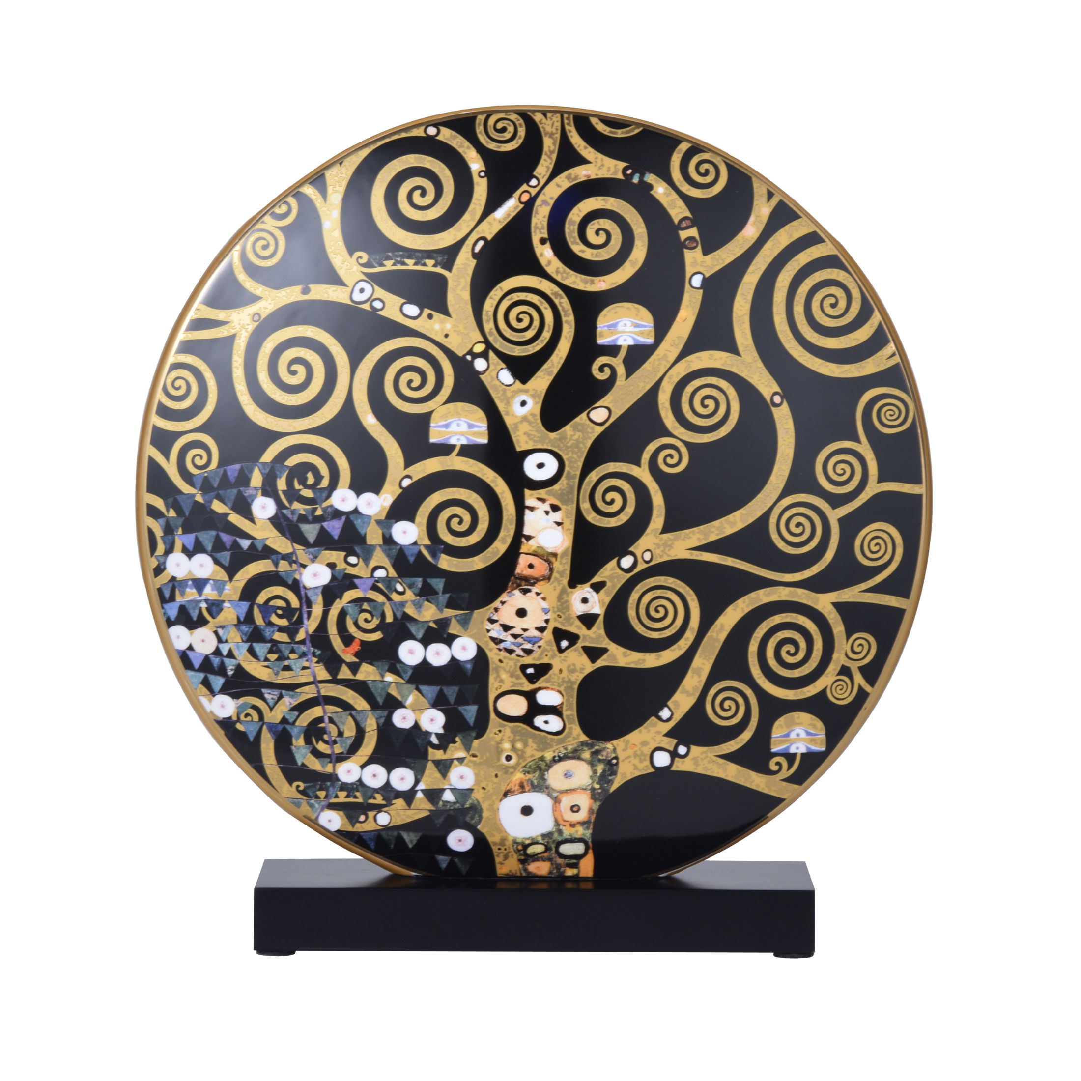  von GOEBEL Porzellan Vase Der Kuss und Der Lebensbaum H: 33,5 cm Gustav Klimt