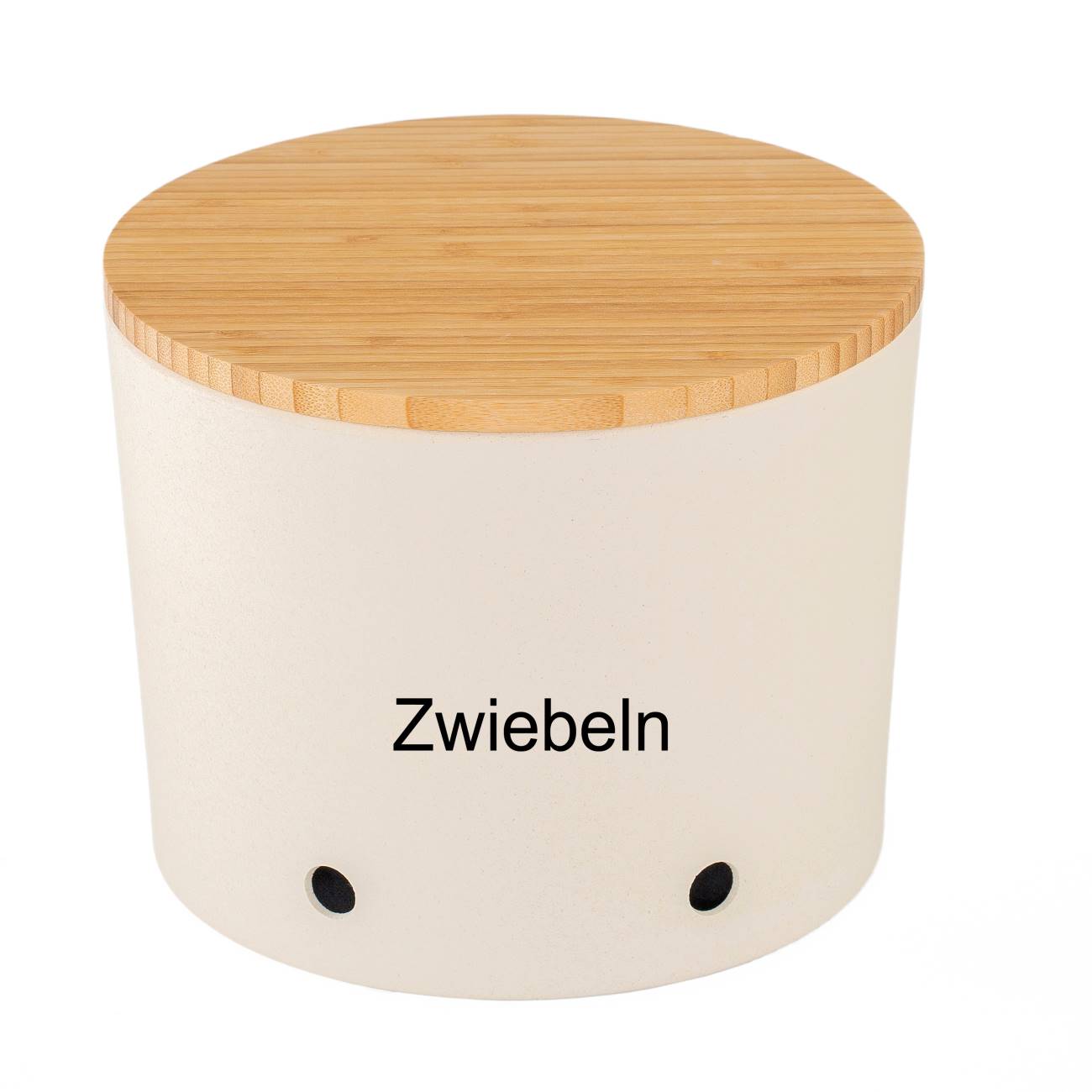 3er Set Zwiebel-, Knoblauch- & Kartoffeltopf creme weiß Magu Natur Design, von CreaFlor Home