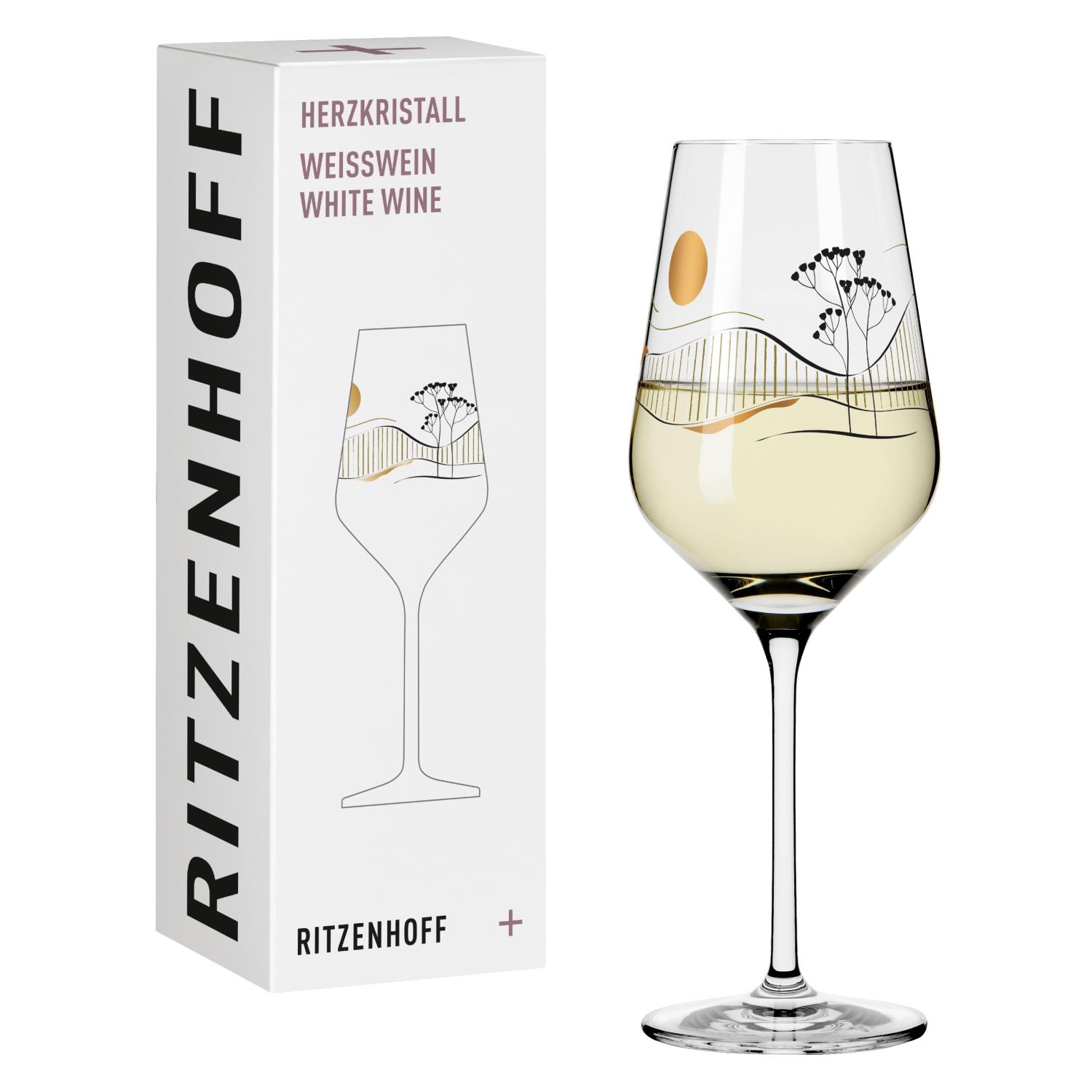 von RITZENHOFF Herzkristall WHITE Weißweinglas 08 by Christine Kordes Herbst 2022