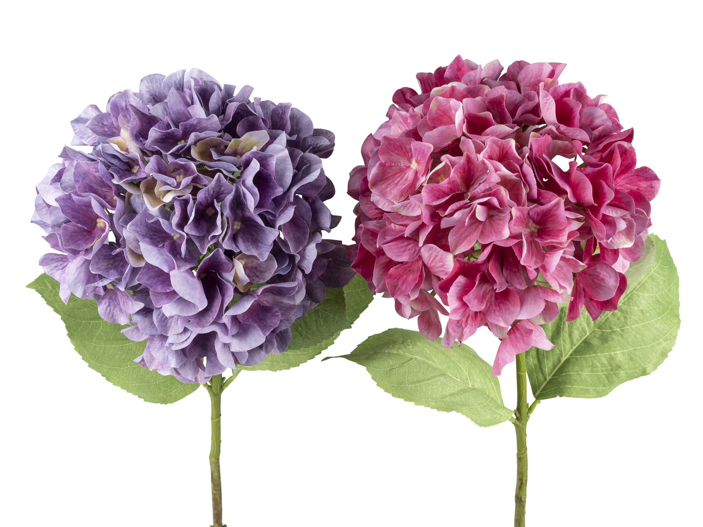 künstliche Hortensie mit großer Blüte lila violett Höhe 72cm, von Formano Kunstblumen