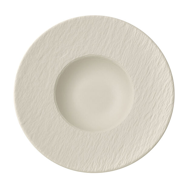 von VILLEROY & BOCH Manufacture Rock blanc Pastateller weiß,Durchmesser 28cm Porzellan