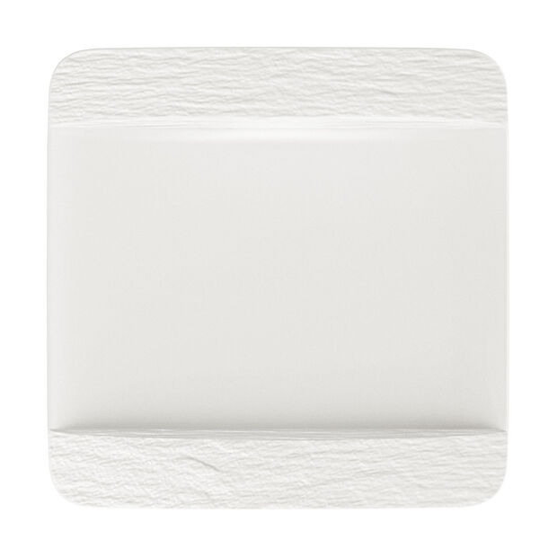  von VILLEROY & BOCH Manufacture Rock blanc Speiseteller quadratisch weiß 28cm