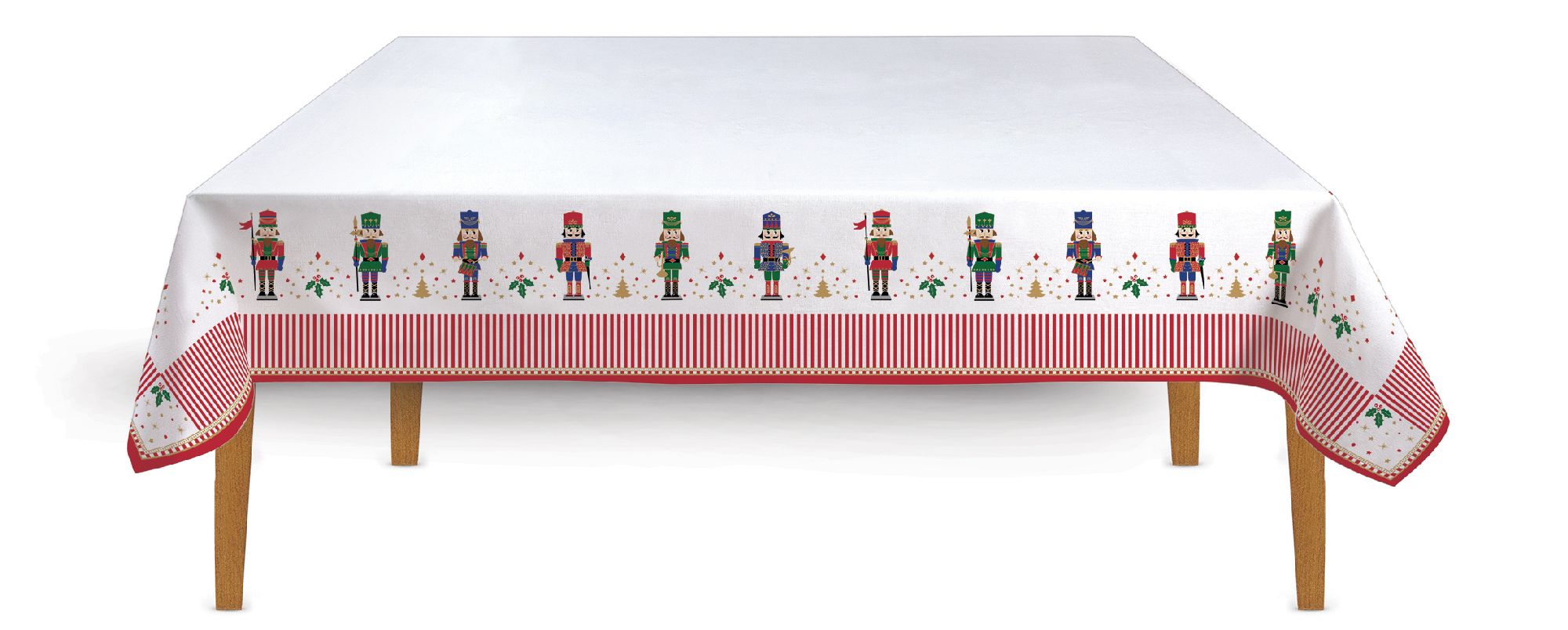 Tischdecke NUTCRACKER Nussknacker 145x250cm 100% Baumwolle von EASY LIFE