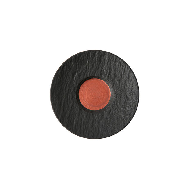 Villeroy & Boch Manufacture Rock Glow Mokka-/Espressountertasse schwarz Durchmesser 12cm