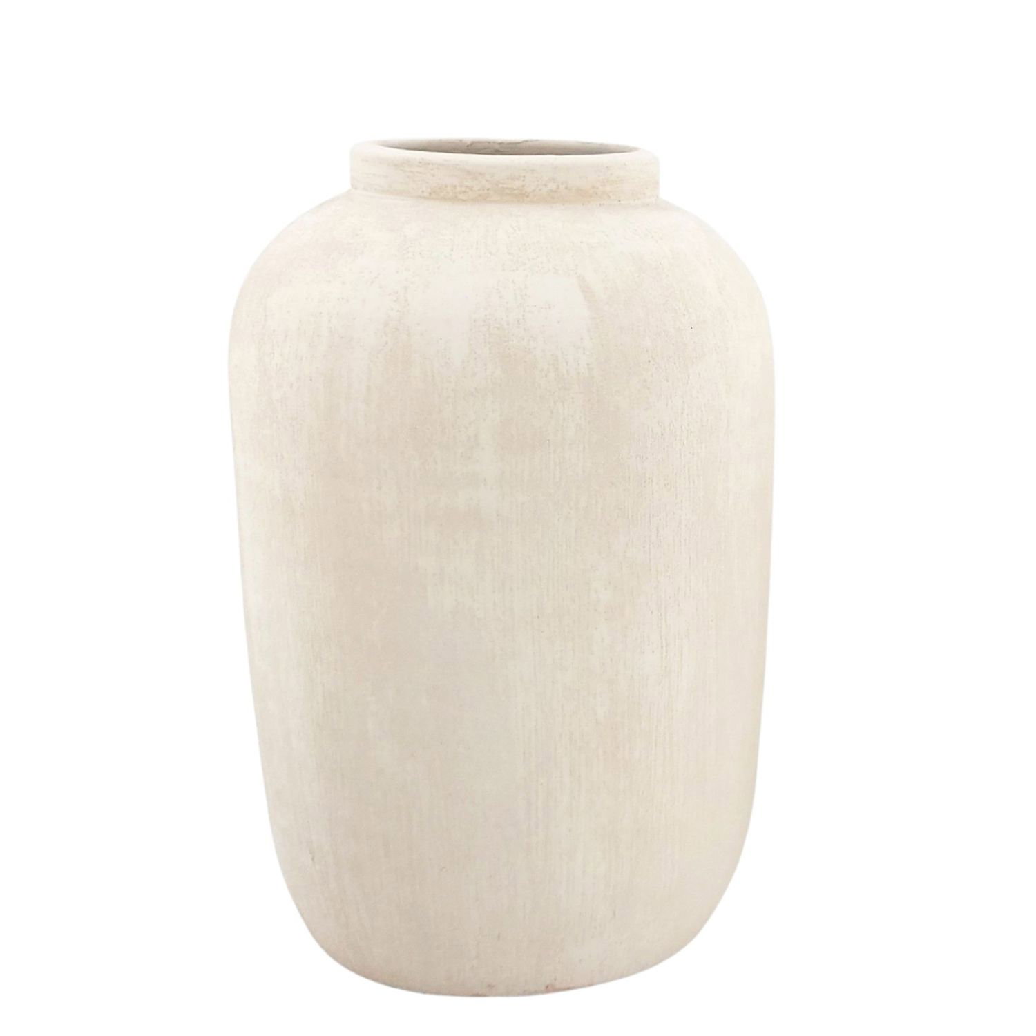 Bodenvase AVION 35cm - bauchig, creme beige Keramik, Ø24cm CreaFlor Home | 35cm