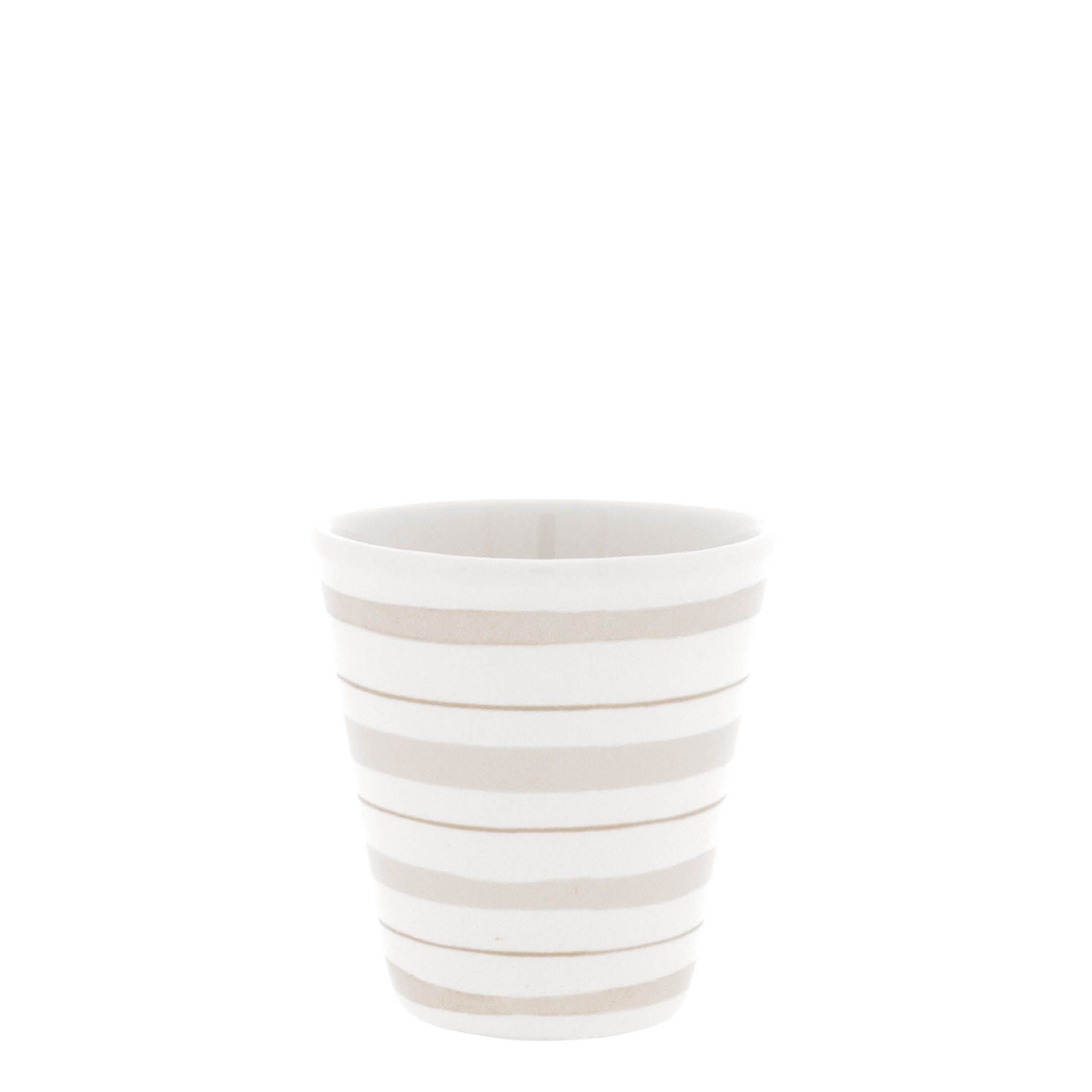 Espressobecher ohne Henkel Watercolour Stripes 80ml von BASTION COLLECTIONS