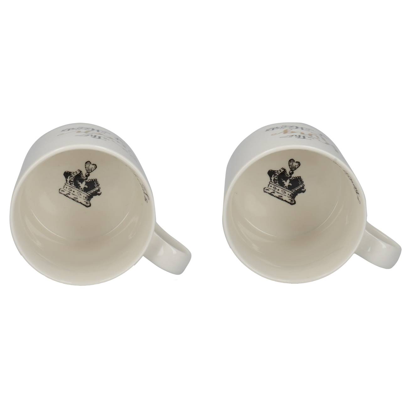 2er Set Becher, Tasse ALICE IN WONDERLAND King & Queen 350ml von Creative Tops