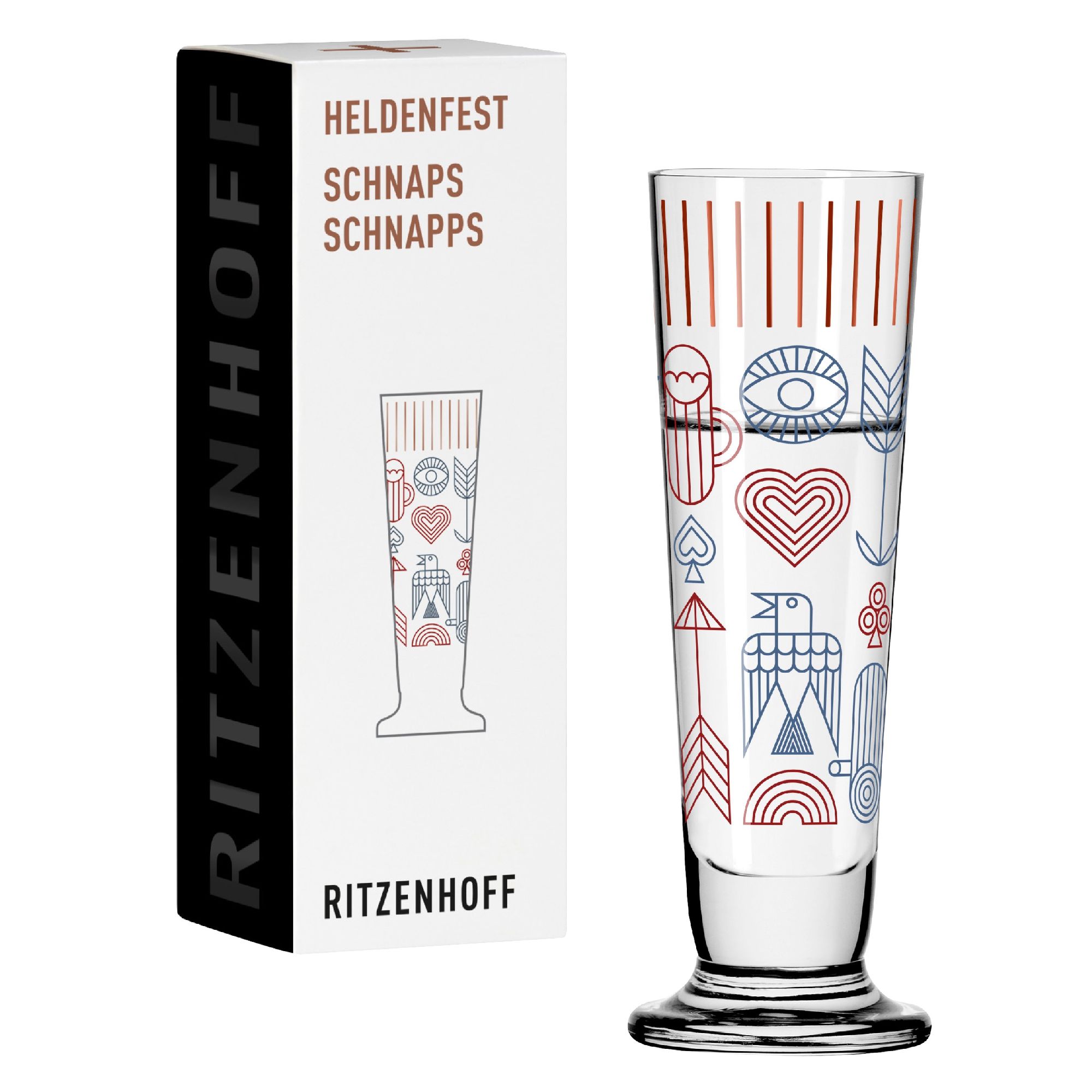 Schnapsglas HELDENFEST #15 by P. Farrell von RITZENHOFF Herbst 2024