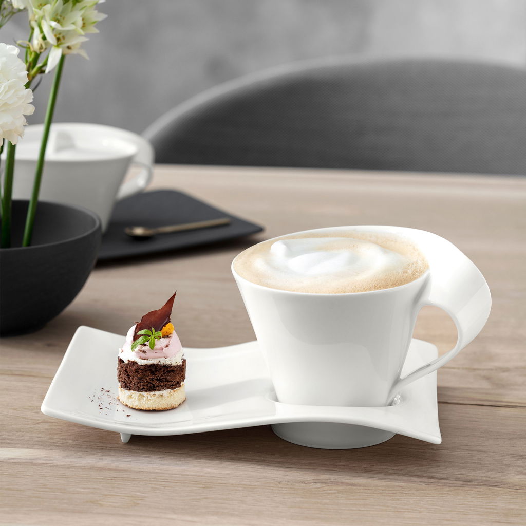  von VILLEROY & BOCH NewWave Caffè Café au lait Obertasse 260ml weiß Porzellan