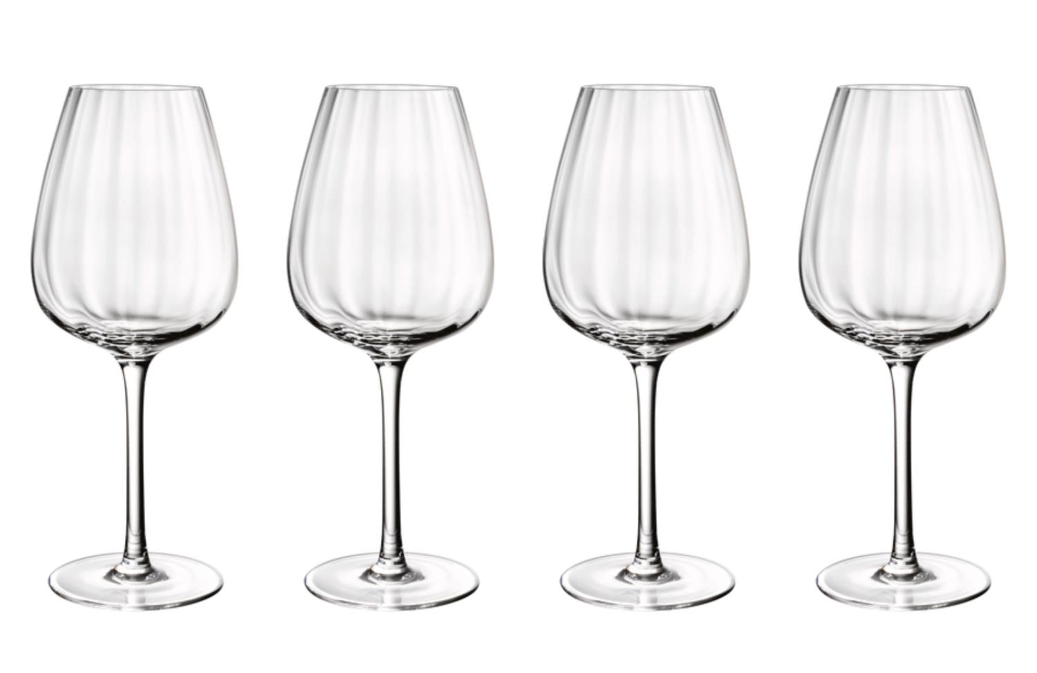  von VILLEROY & BOCH Rose Garden 4tlg. Set Rotweingläser, Kelche 200ml