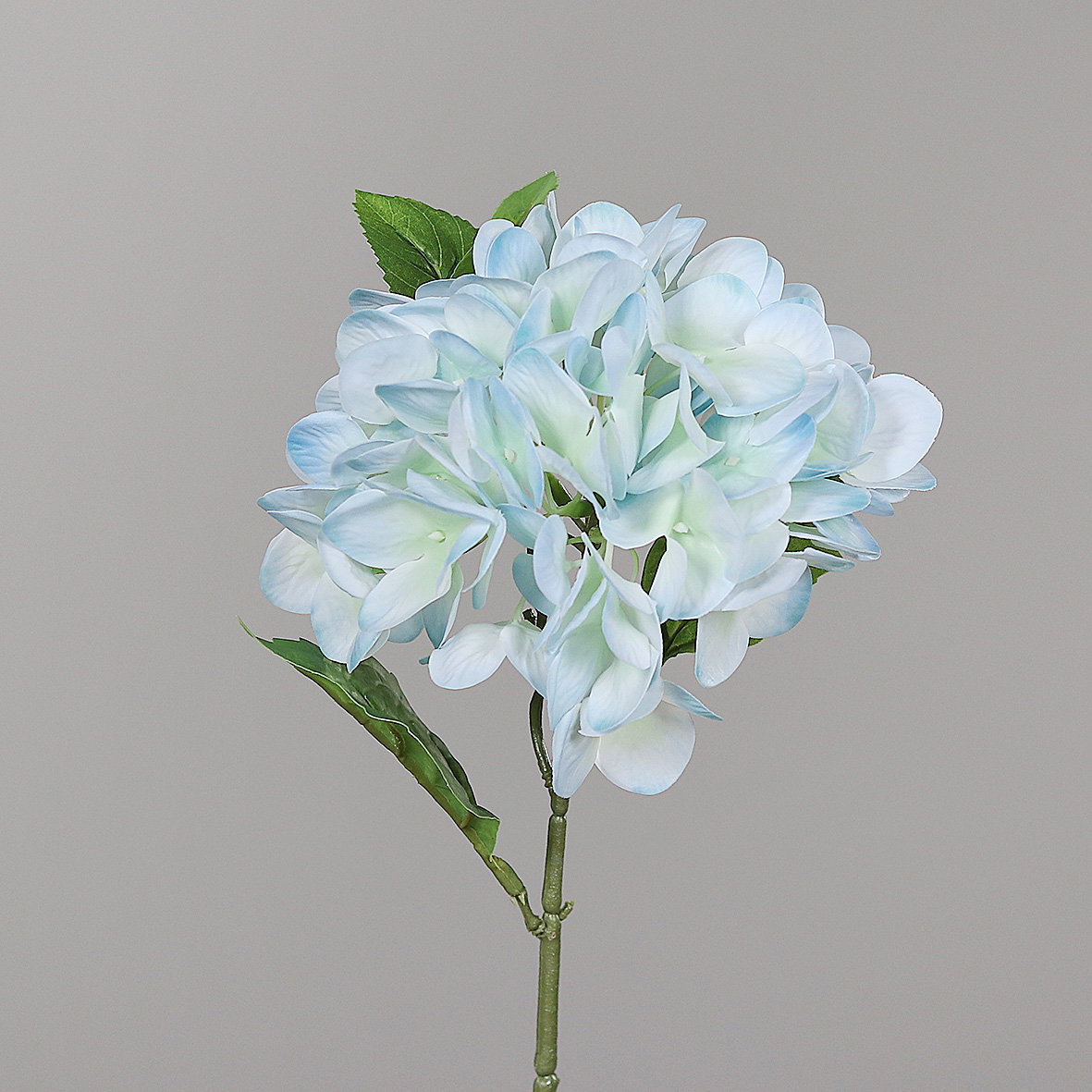 künstliche Hortensie natural Touch mini blau H. 31cm DPI Kunstblumen