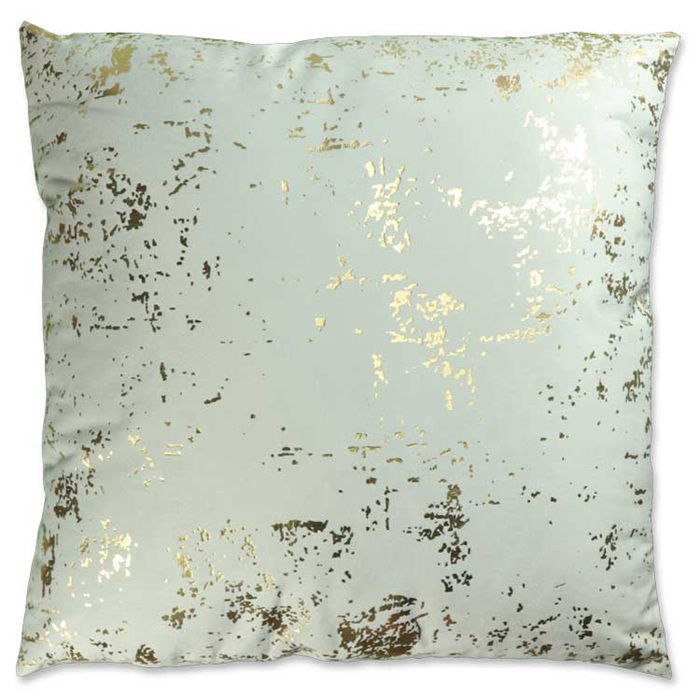 Kissenhülle, Kissenbezug METALLIC 45x45cm grey gold grau Lemetex