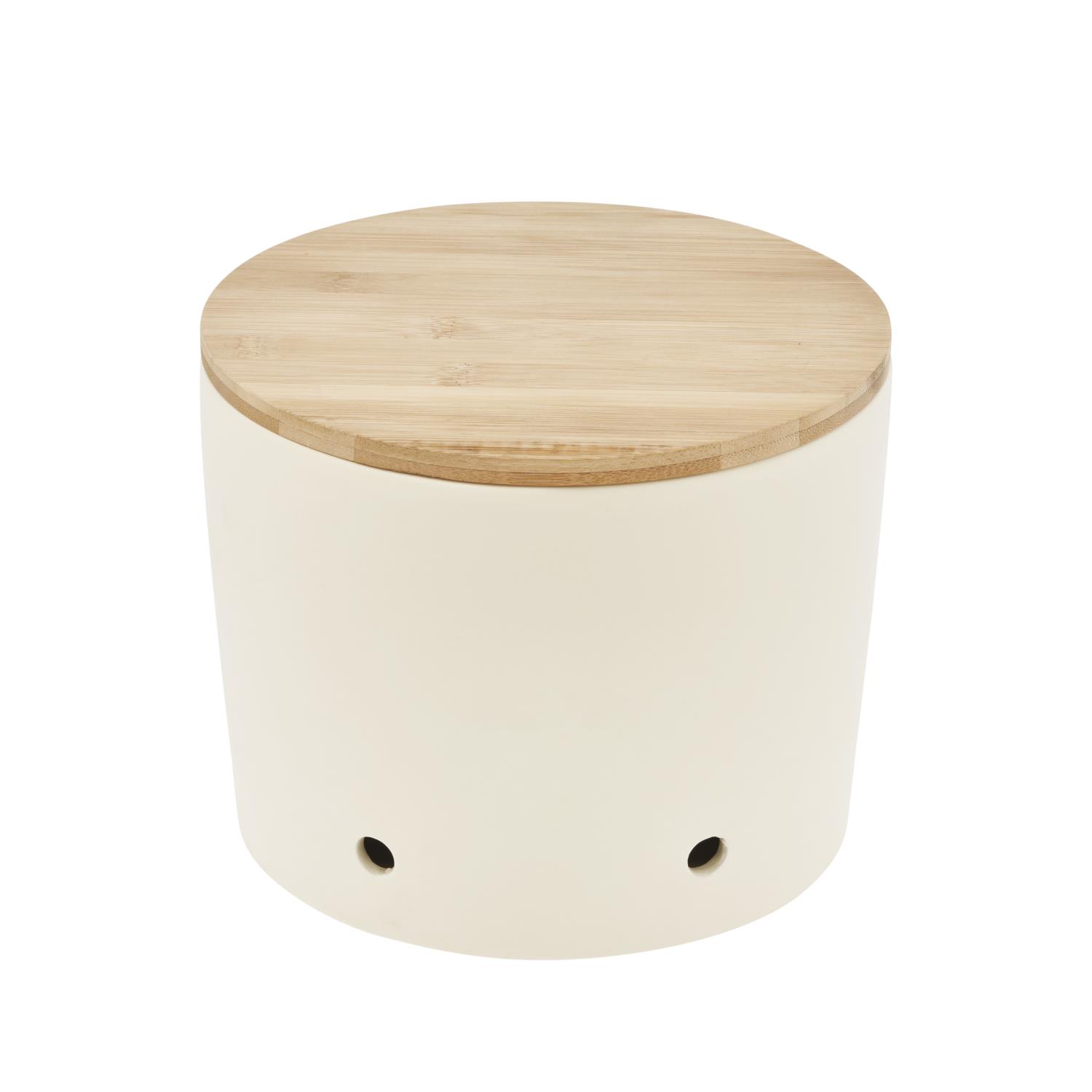 Zwiebeltopf CERA-DESIGN Urban Grey creme weiß aus Keramik MAGU, von MAGU GMBH